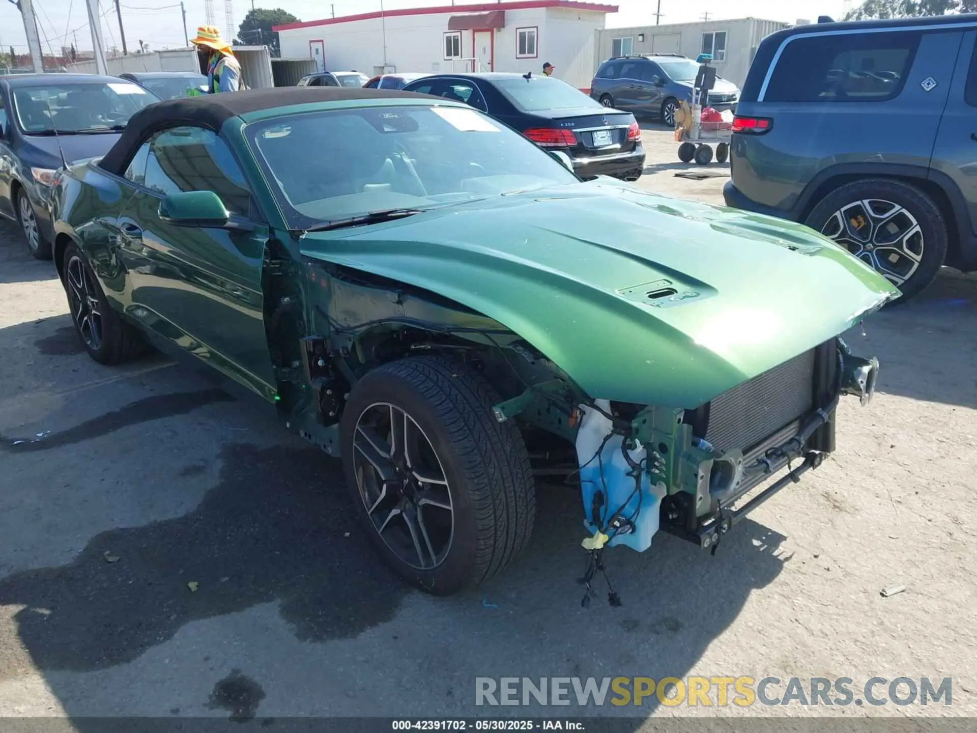 1 Photograph of a damaged car 1FATP8UH3P5100099 FORD MUSTANG 2023