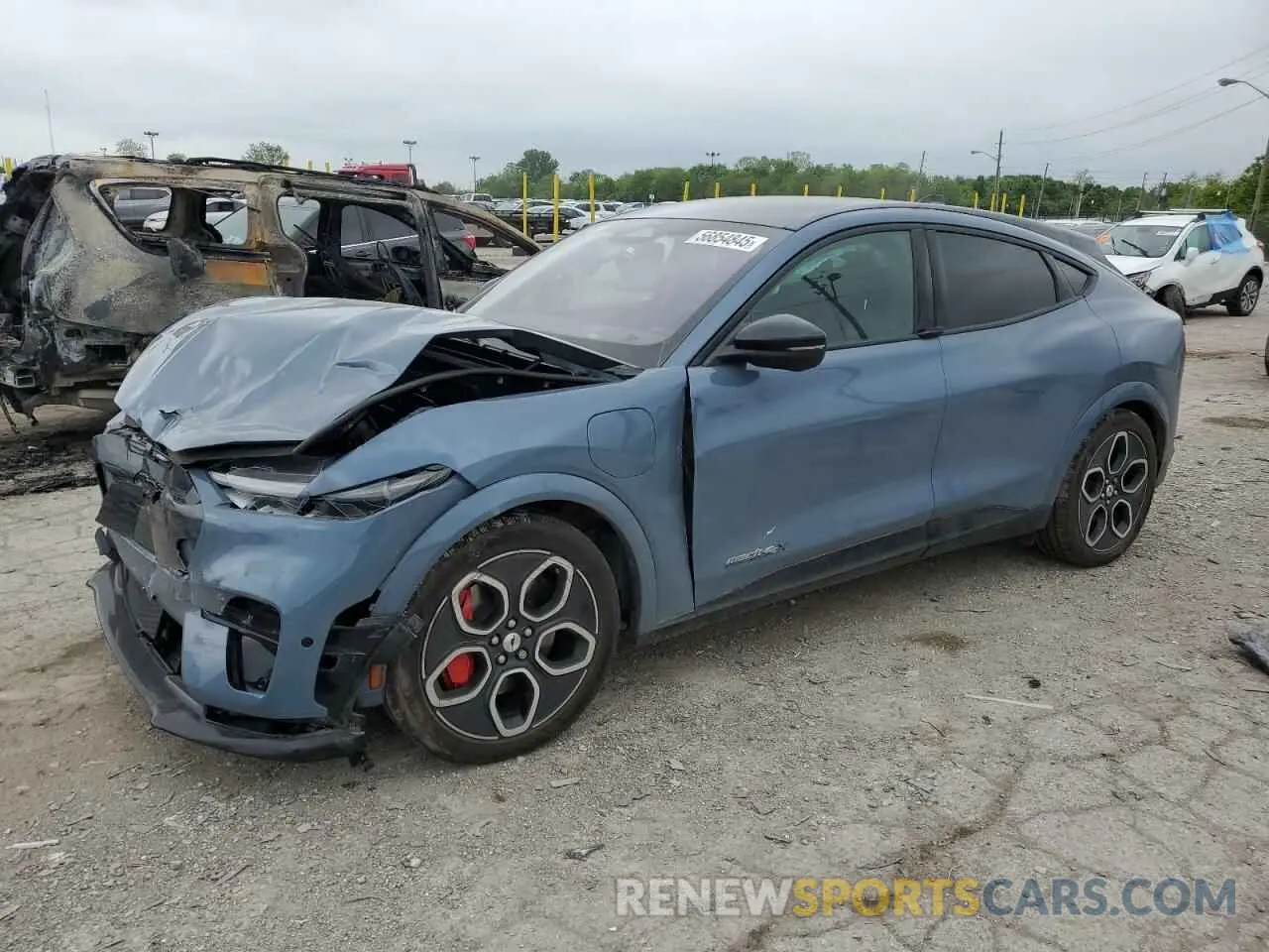 1 Photograph of a damaged car 3FMTK4SE1PMA12474 FORD MUSTANG 2023