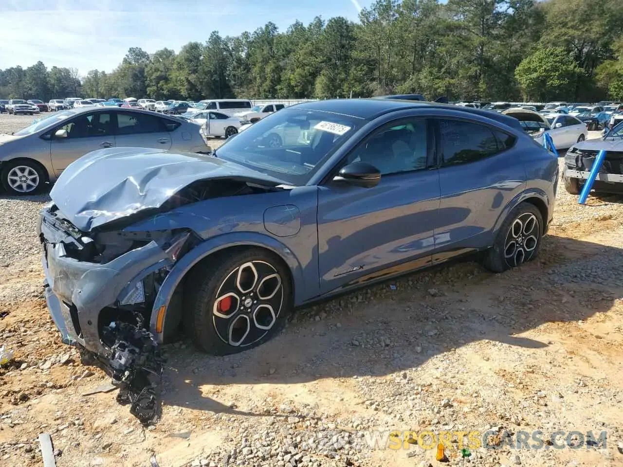 1 Photograph of a damaged car 3FMTK4SE5PMA38494 FORD MUSTANG 2023