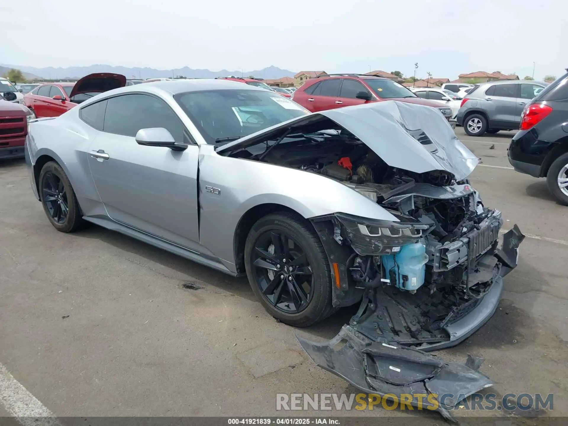 1 Photograph of a damaged car 1FA6P8CF0R5404605 FORD MUSTANG 2024