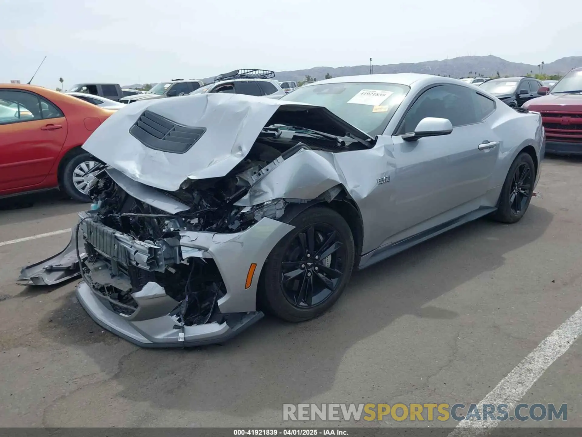 2 Photograph of a damaged car 1FA6P8CF0R5404605 FORD MUSTANG 2024