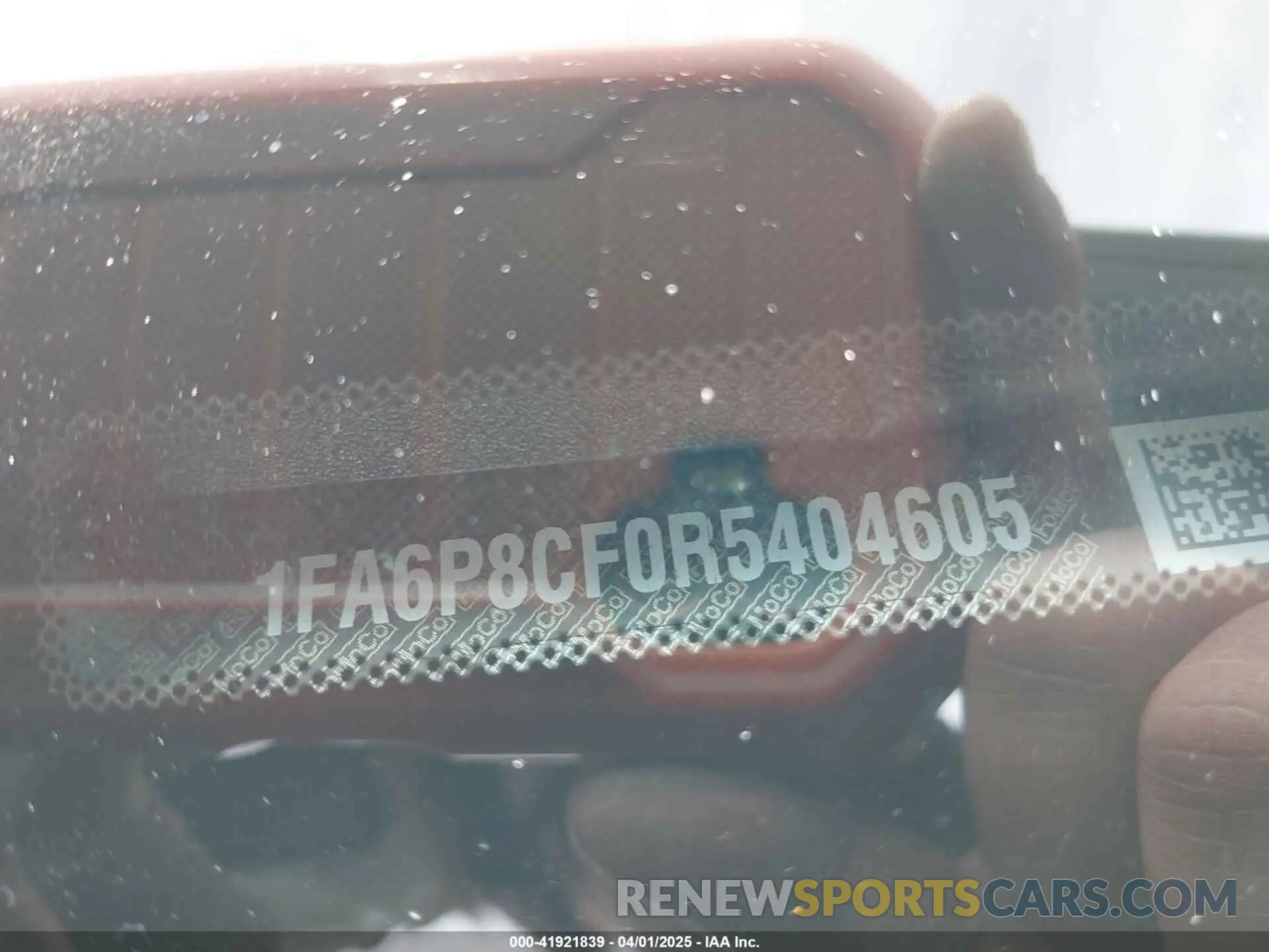 9 Photograph of a damaged car 1FA6P8CF0R5404605 FORD MUSTANG 2024