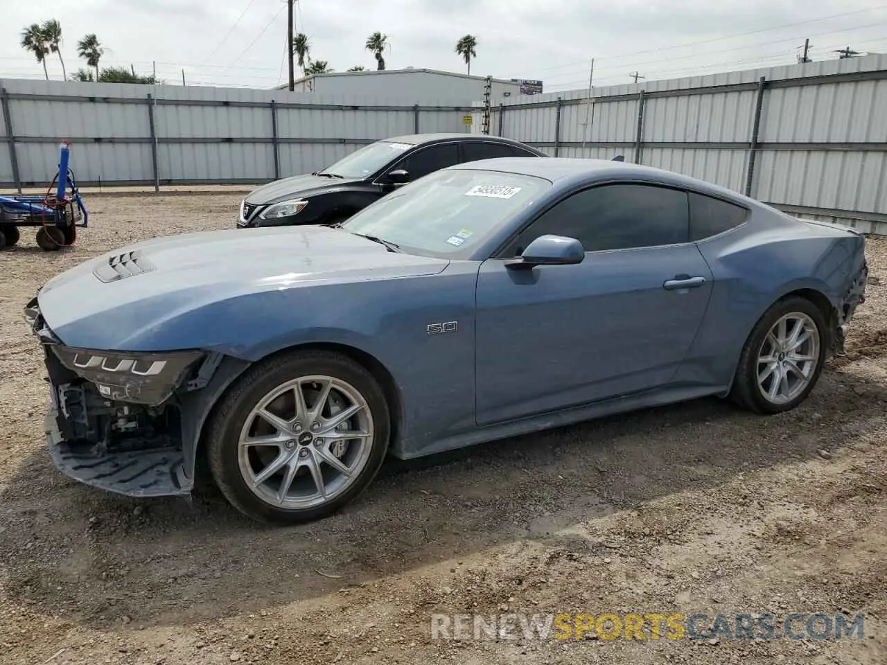 1 Photograph of a damaged car 1FA6P8CF0R5414891 FORD MUSTANG 2024