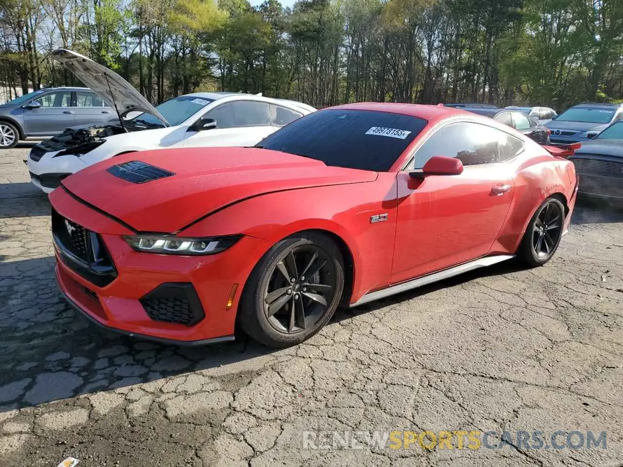 1 Photograph of a damaged car 1FA6P8CF1R5412101 FORD MUSTANG 2024