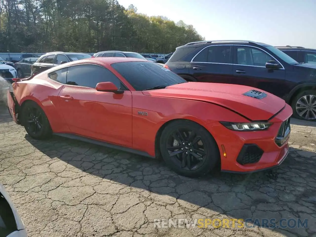 4 Photograph of a damaged car 1FA6P8CF1R5412101 FORD MUSTANG 2024
