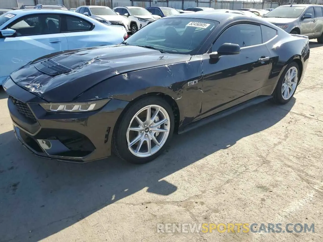 1 Photograph of a damaged car 1FA6P8CF1R5416942 FORD MUSTANG 2024