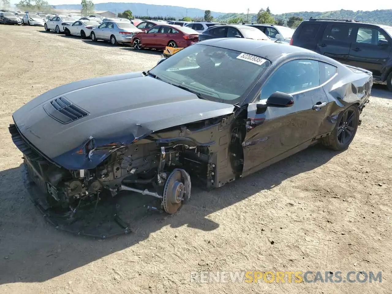 1 Photograph of a damaged car 1FA6P8CF1R5432333 FORD MUSTANG 2024