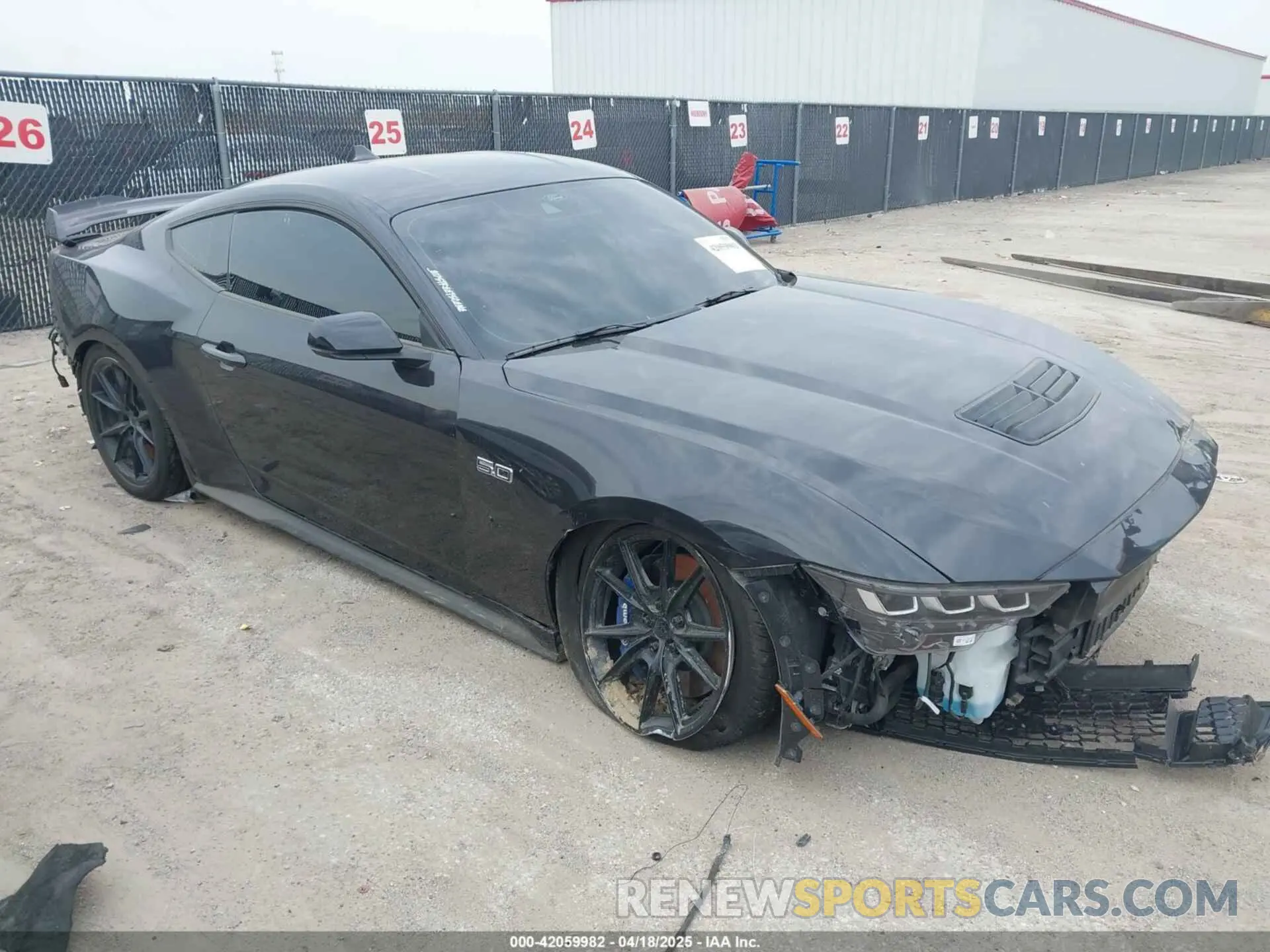 1 Photograph of a damaged car 1FA6P8CF1R5435071 FORD MUSTANG 2024