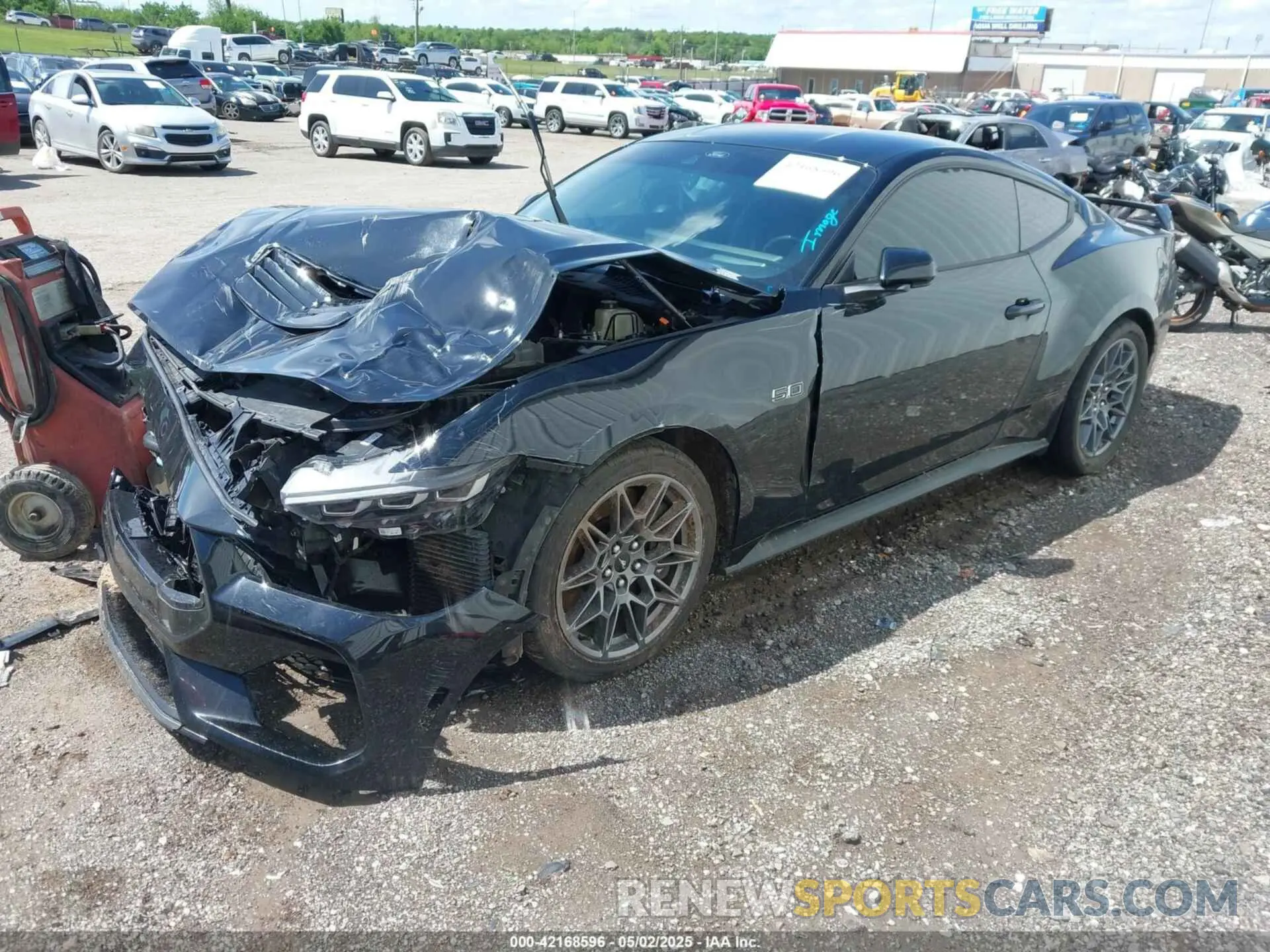 2 Photograph of a damaged car 1FA6P8CF3R5401875 FORD MUSTANG 2024