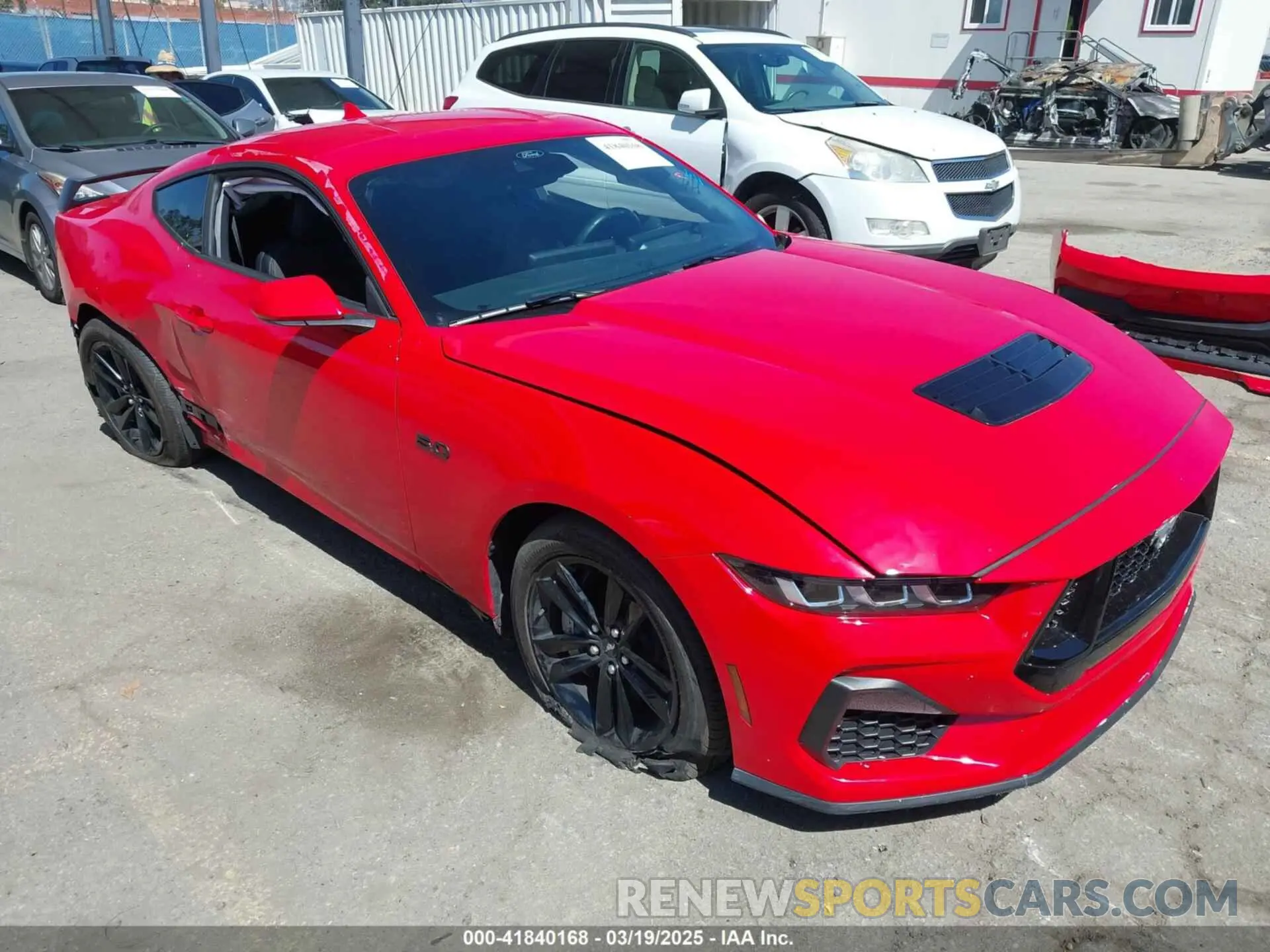 1 Photograph of a damaged car 1FA6P8CF3R5420748 FORD MUSTANG 2024