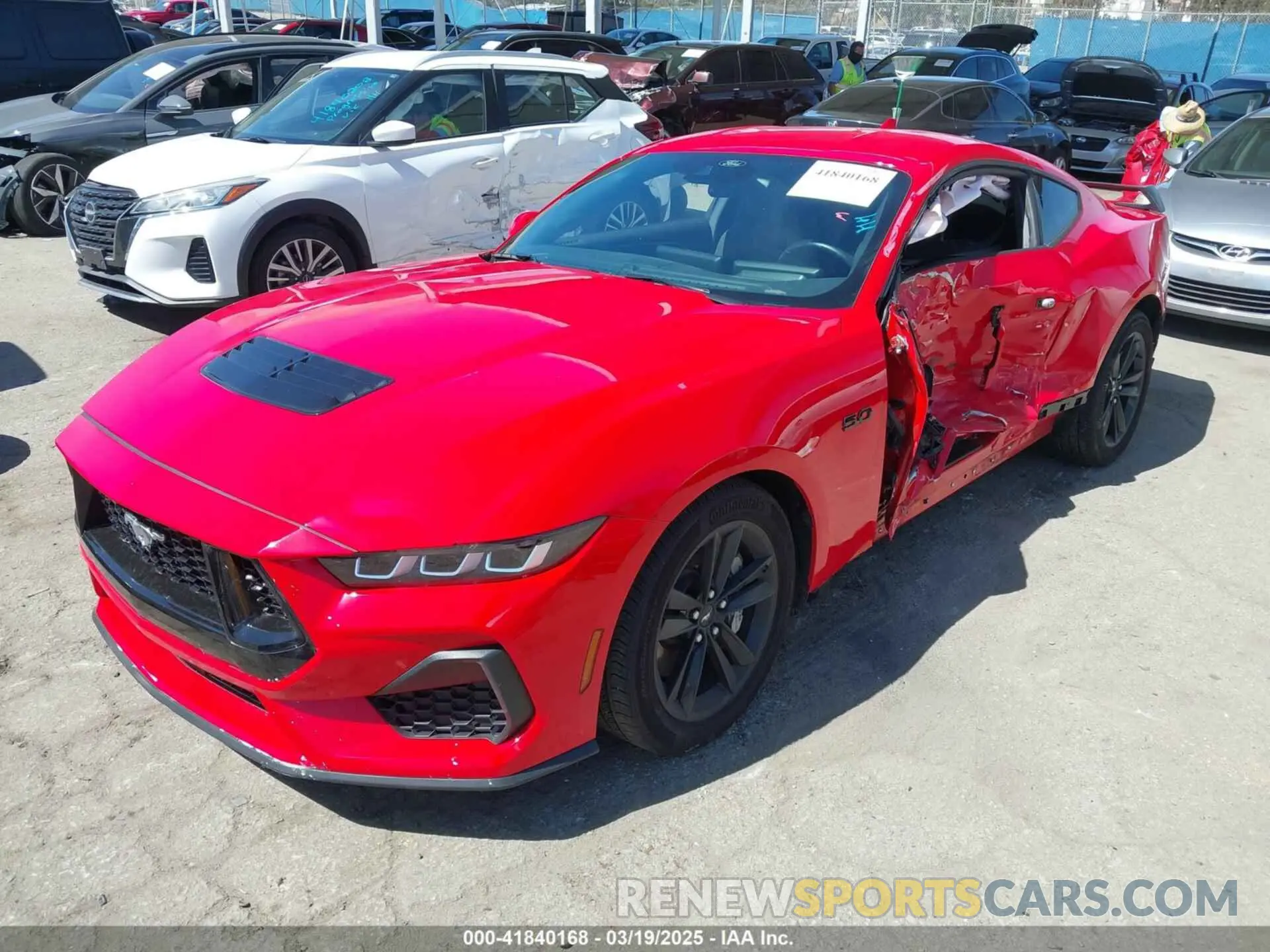 2 Photograph of a damaged car 1FA6P8CF3R5420748 FORD MUSTANG 2024