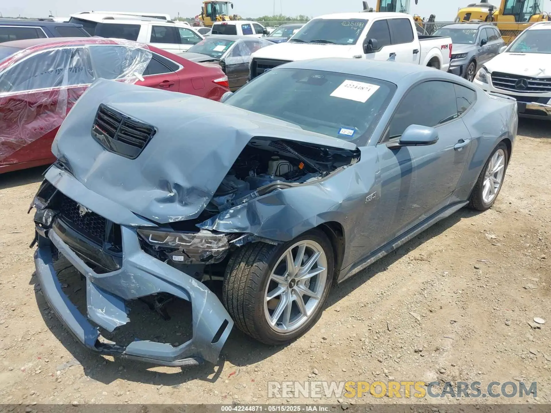 2 Photograph of a damaged car 1FA6P8CF3R5432110 FORD MUSTANG 2024