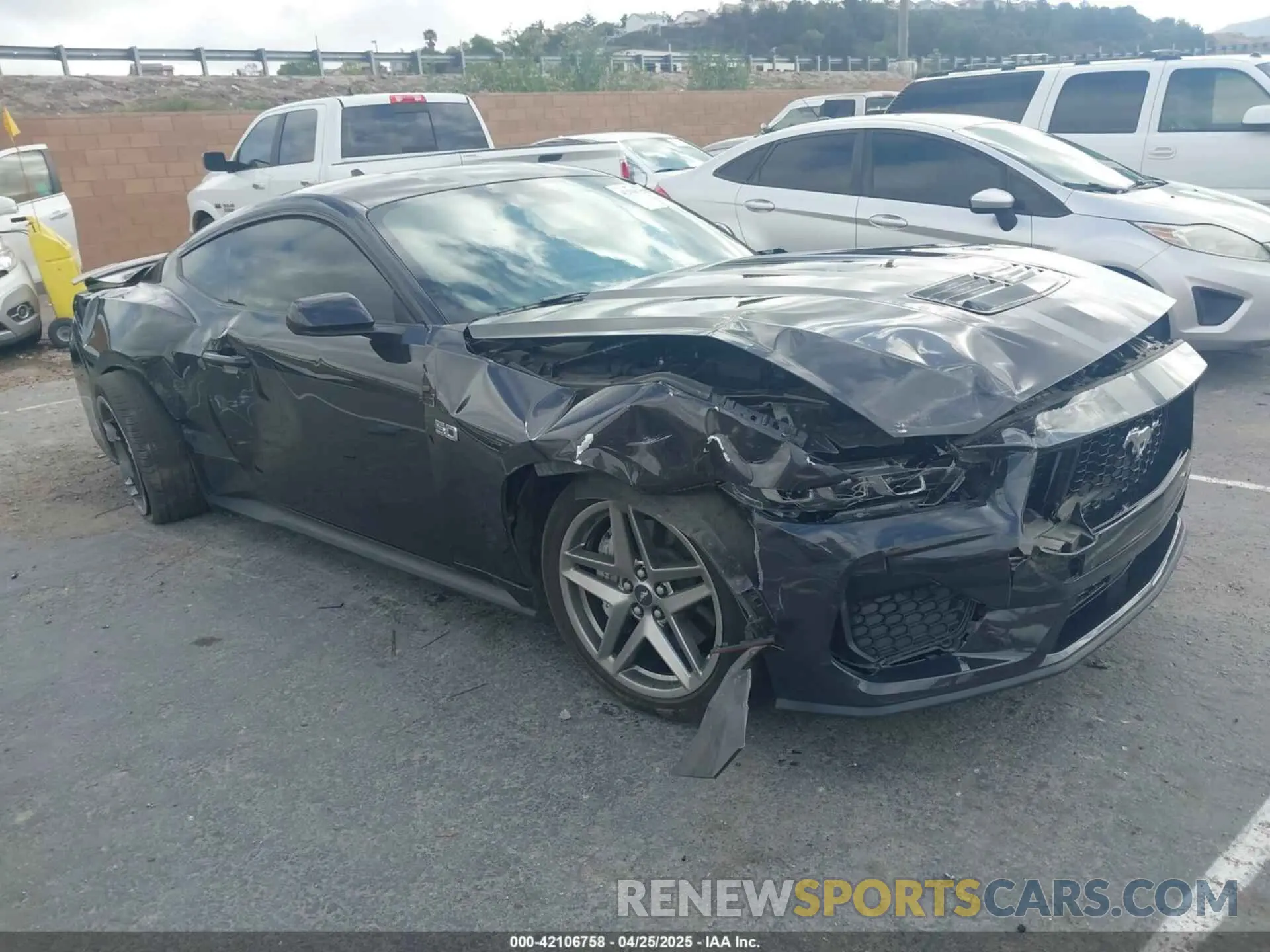 1 Photograph of a damaged car 1FA6P8CF4R5411265 FORD MUSTANG 2024
