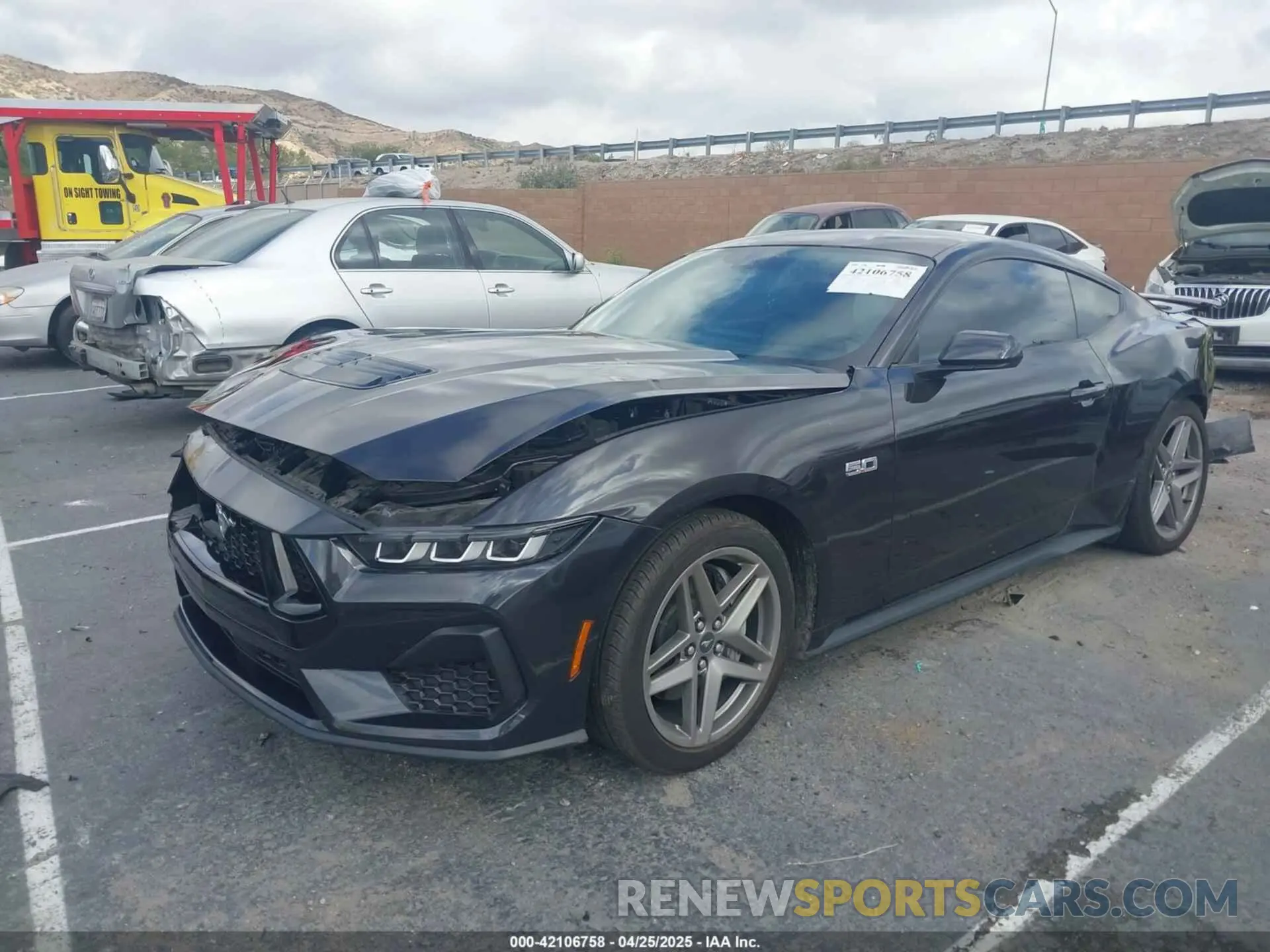 2 Photograph of a damaged car 1FA6P8CF4R5411265 FORD MUSTANG 2024