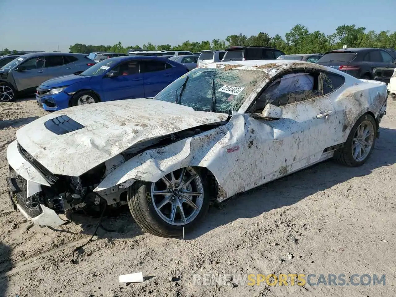 1 Photograph of a damaged car 1FA6P8CF4R5417311 FORD MUSTANG 2024