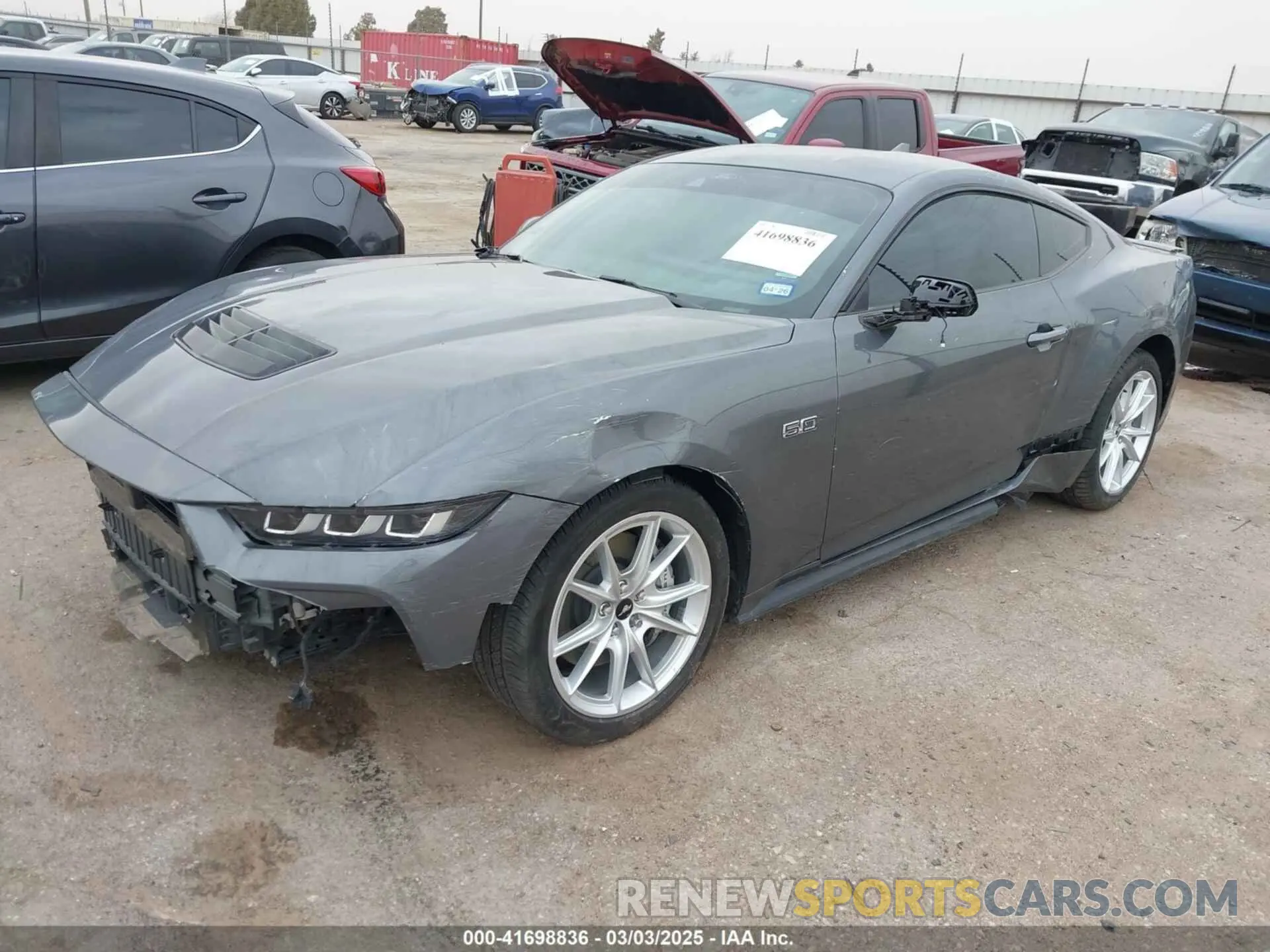 2 Photograph of a damaged car 1FA6P8CF4R5420368 FORD MUSTANG 2024