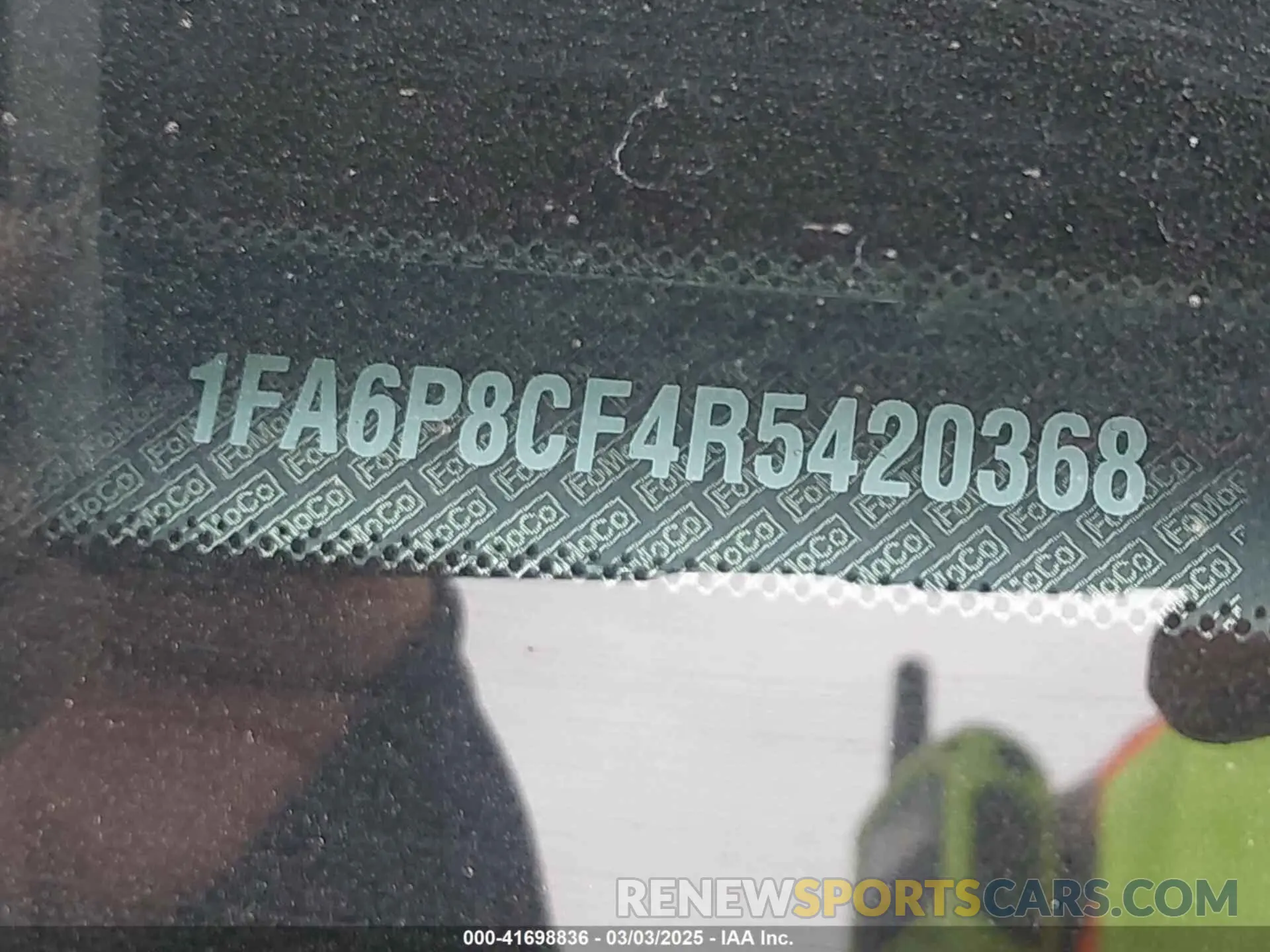 9 Photograph of a damaged car 1FA6P8CF4R5420368 FORD MUSTANG 2024