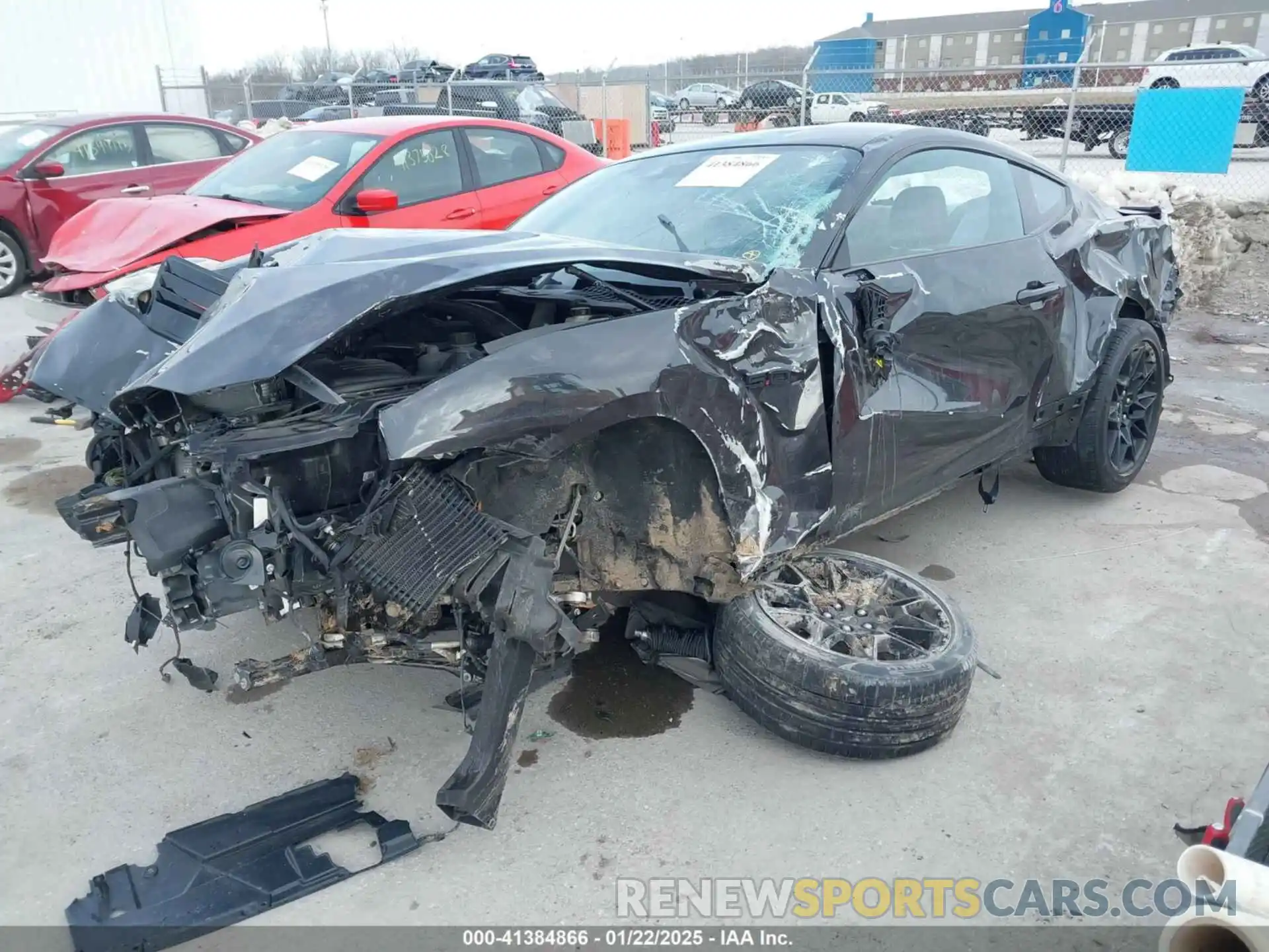 2 Photograph of a damaged car 1FA6P8CF5R5401330 FORD MUSTANG 2024