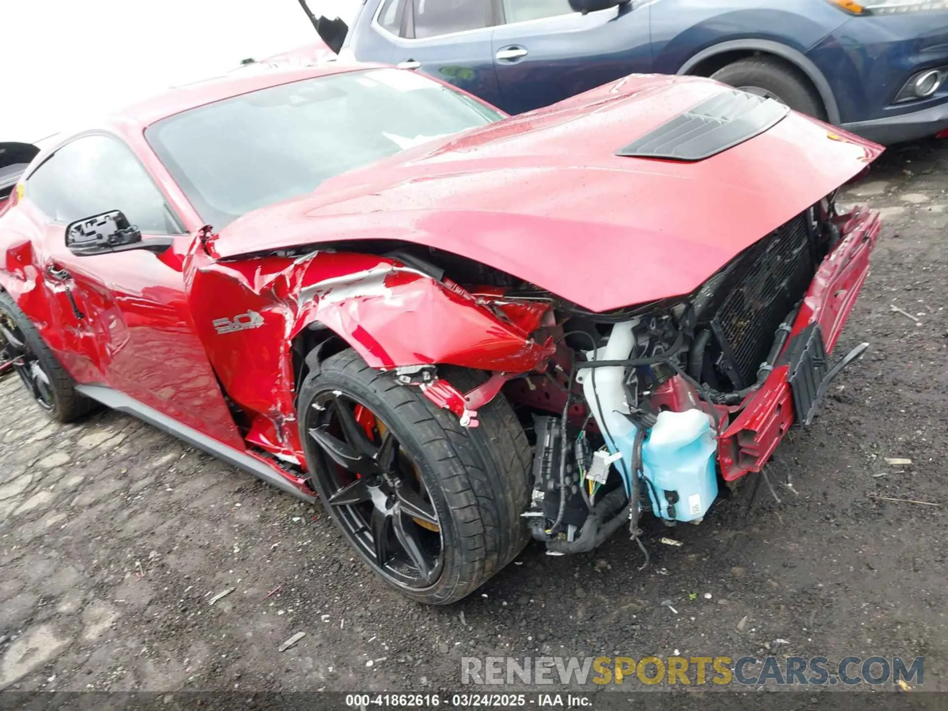 1 Photograph of a damaged car 1FA6P8CF5R5414210 FORD MUSTANG 2024