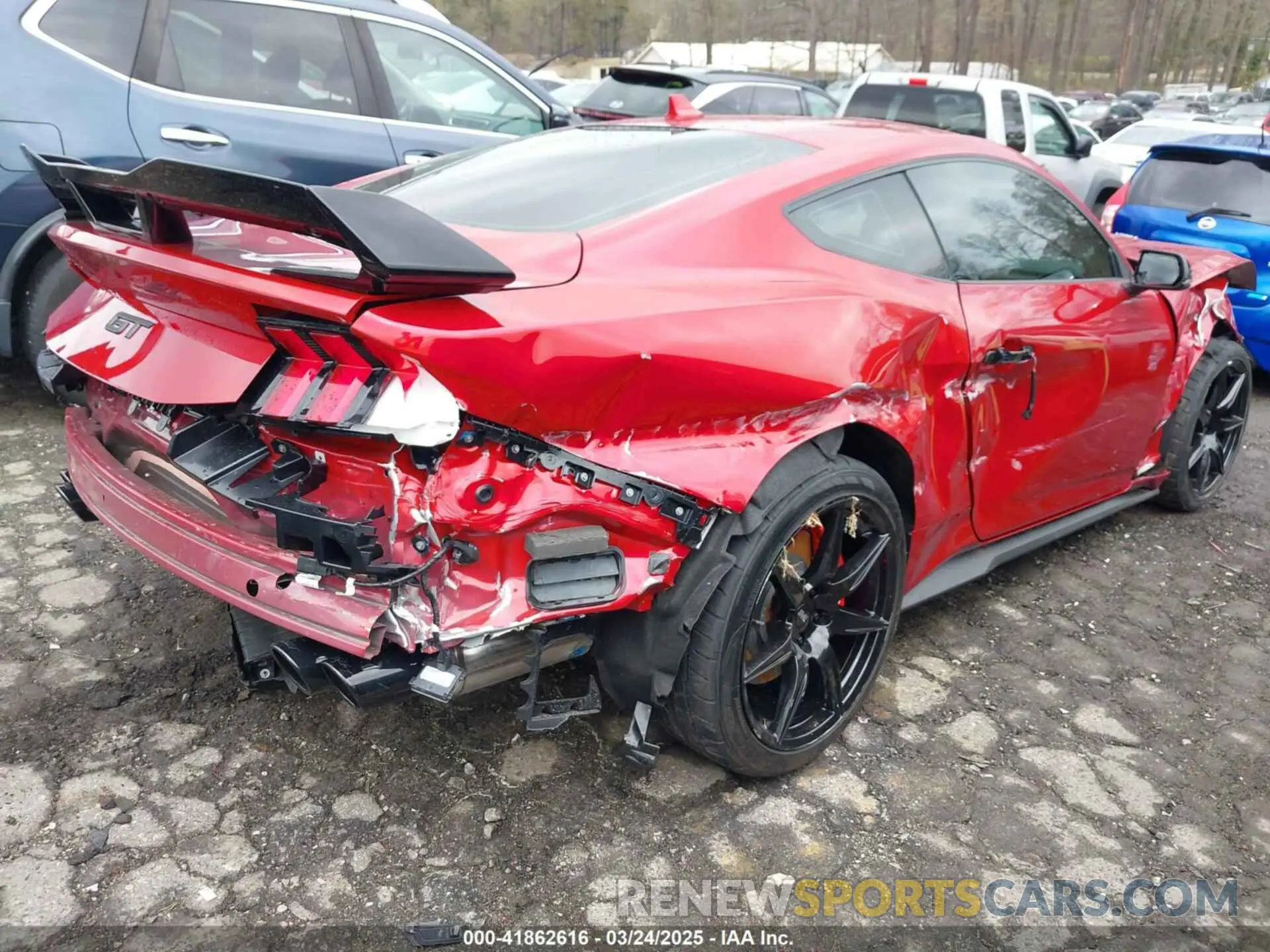 4 Photograph of a damaged car 1FA6P8CF5R5414210 FORD MUSTANG 2024