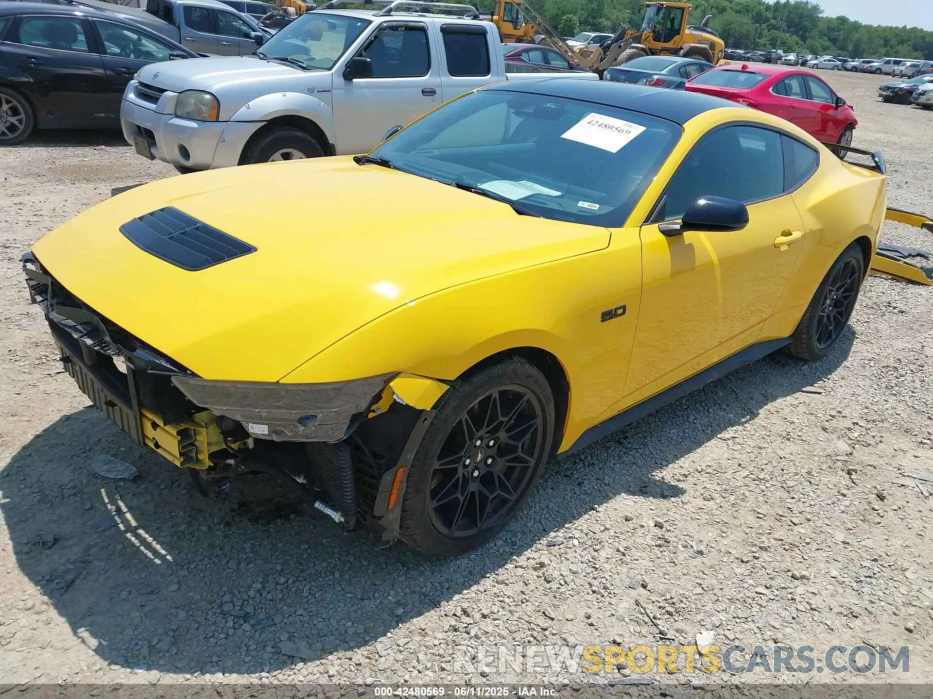 2 Photograph of a damaged car 1FA6P8CF5R5423795 FORD MUSTANG 2024