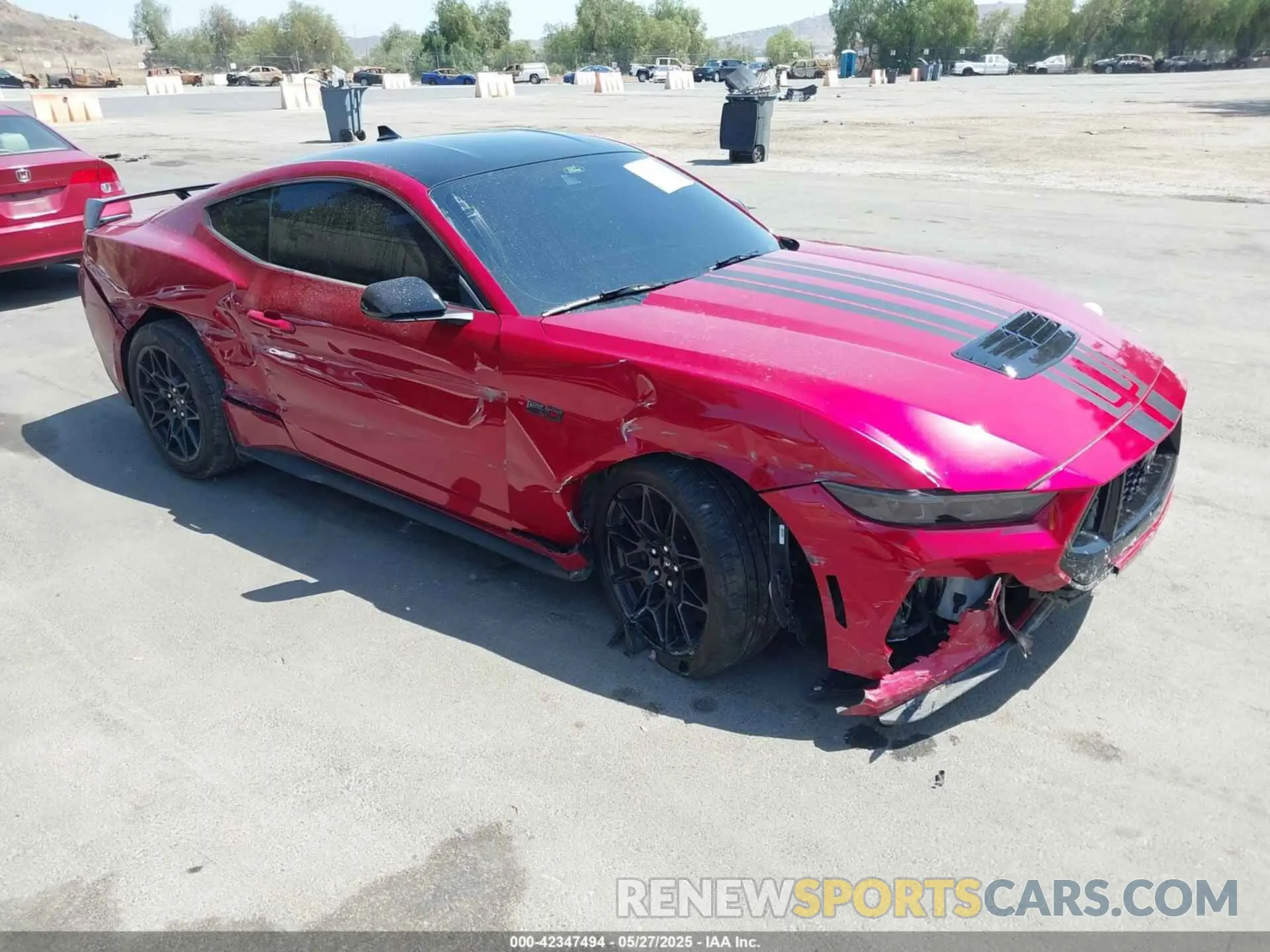 1 Photograph of a damaged car 1FA6P8CF6R5405385 FORD MUSTANG 2024
