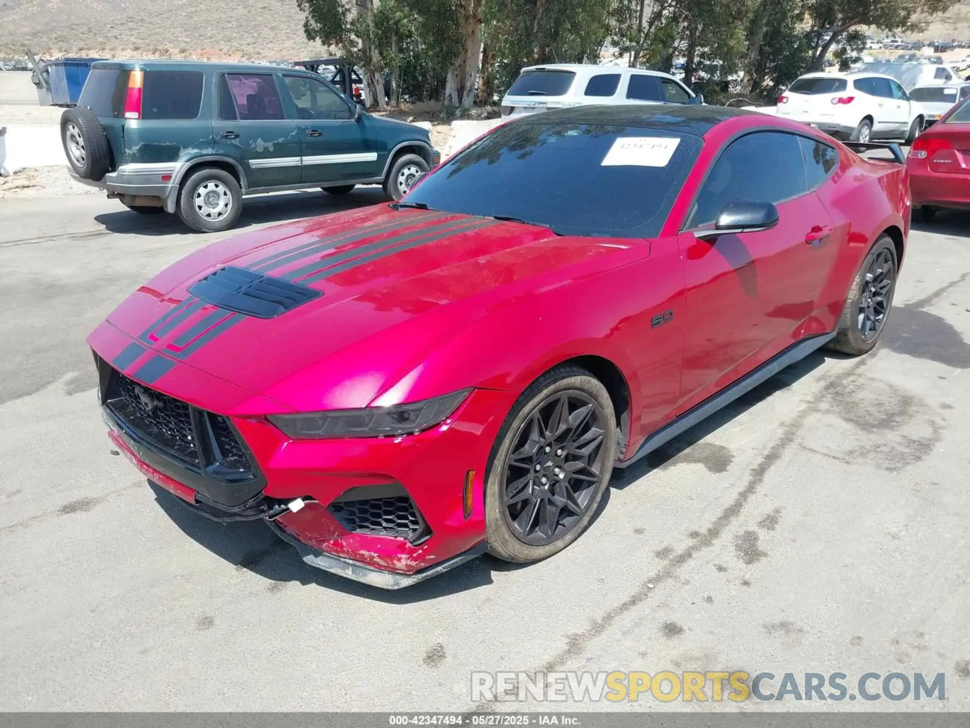 2 Photograph of a damaged car 1FA6P8CF6R5405385 FORD MUSTANG 2024
