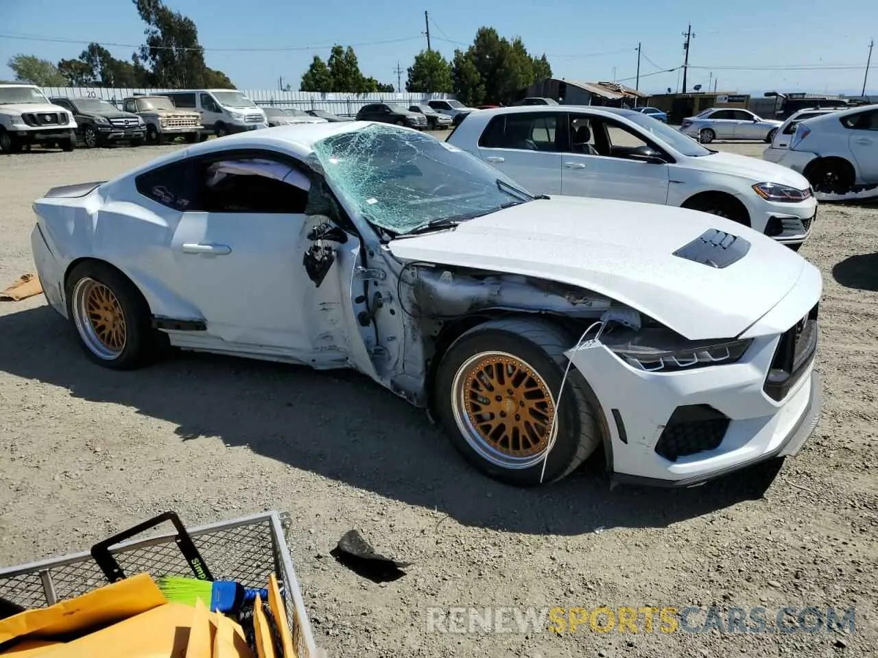4 Photograph of a damaged car 1FA6P8CF6R5416922 FORD MUSTANG 2024