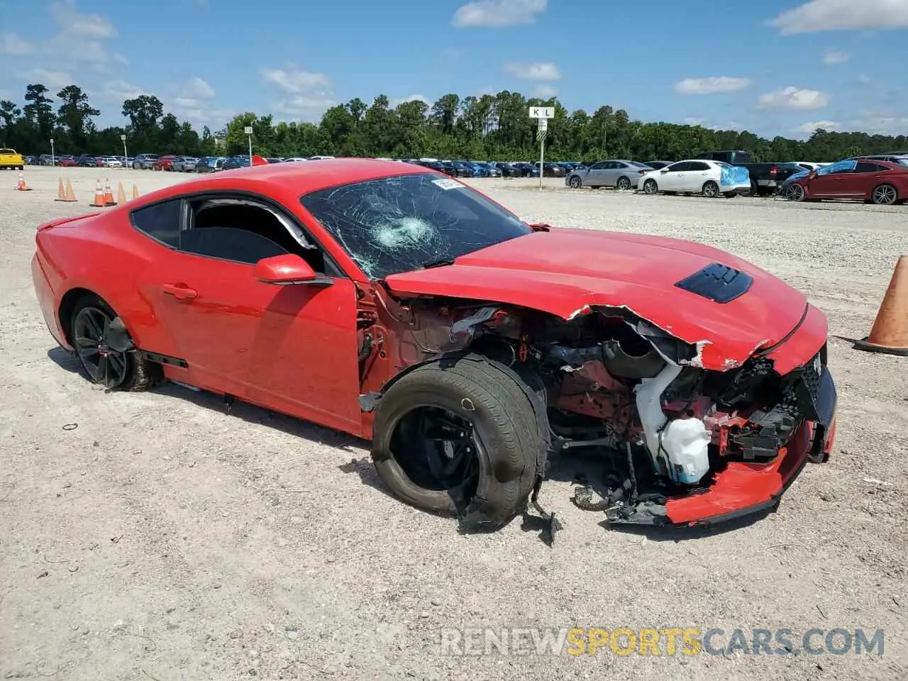 4 Photograph of a damaged car 1FA6P8CF6R5420632 FORD MUSTANG 2024