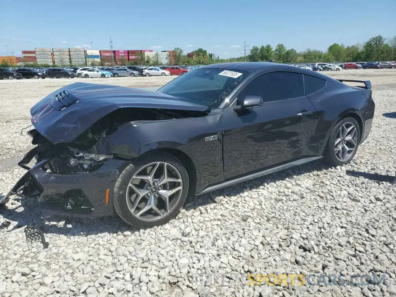 1 Photograph of a damaged car 1FA6P8CF6R5435843 FORD MUSTANG 2024