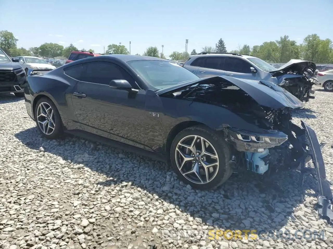 4 Photograph of a damaged car 1FA6P8CF6R5435843 FORD MUSTANG 2024
