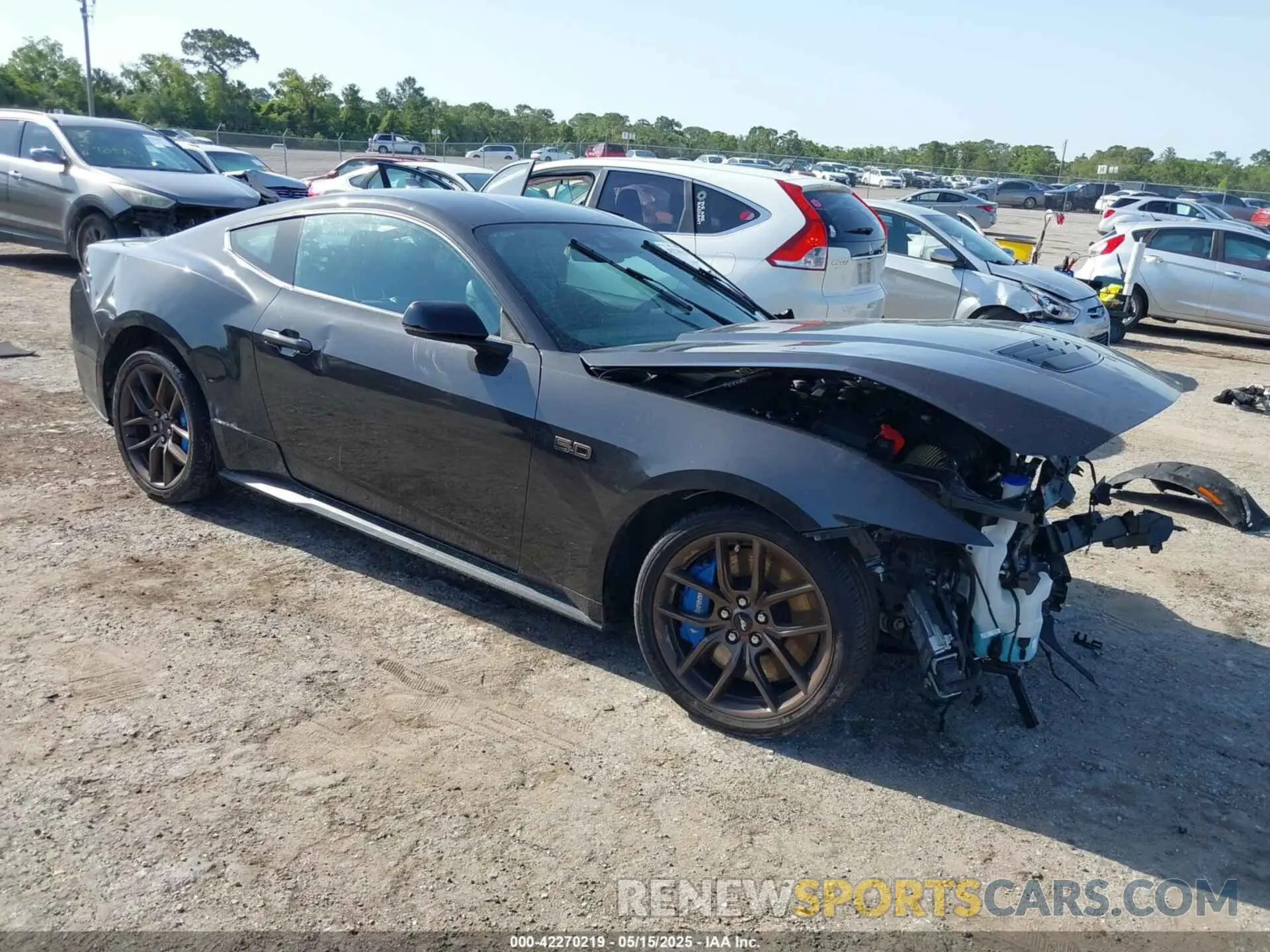 1 Photograph of a damaged car 1FA6P8CF7R5412314 FORD MUSTANG 2024