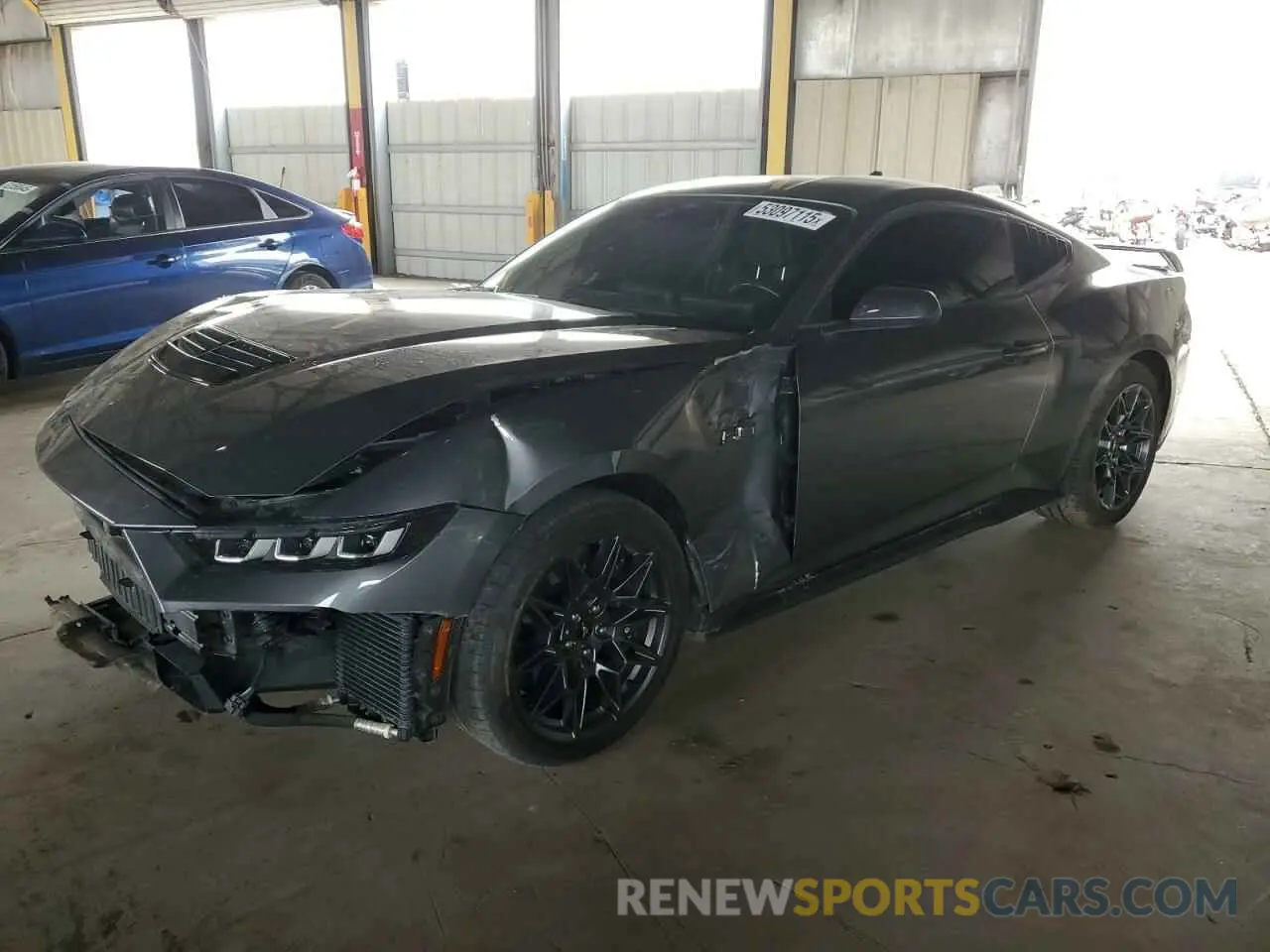 1 Photograph of a damaged car 1FA6P8CF7R5414225 FORD MUSTANG 2024