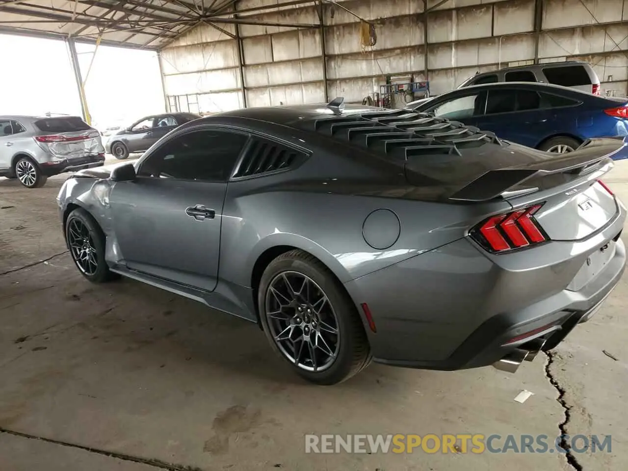 2 Photograph of a damaged car 1FA6P8CF7R5414225 FORD MUSTANG 2024