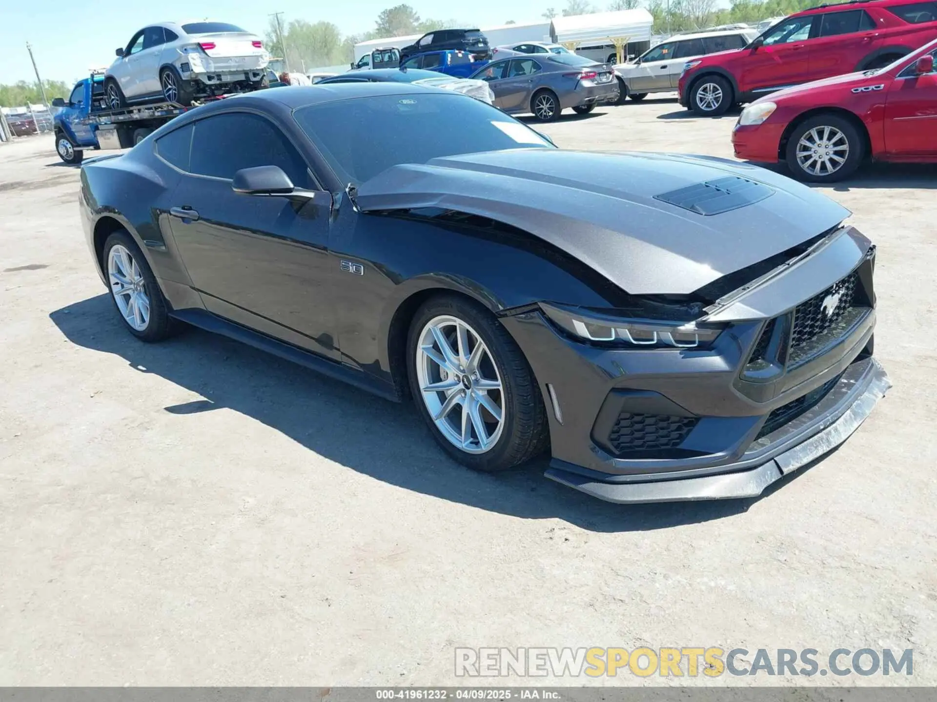 1 Photograph of a damaged car 1FA6P8CF7R5416671 FORD MUSTANG 2024
