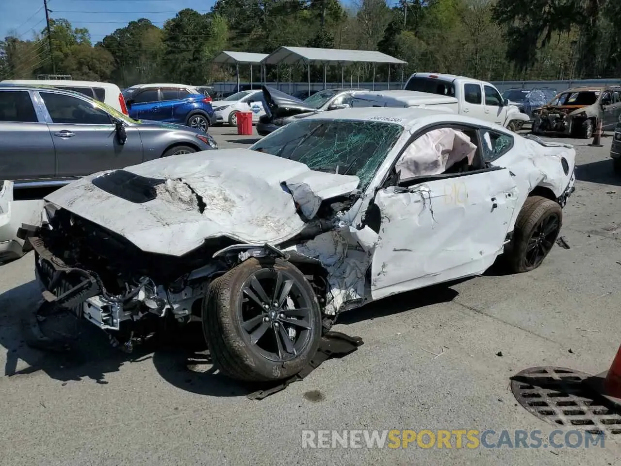 1 Photograph of a damaged car 1FA6P8CF7R5417898 FORD MUSTANG 2024