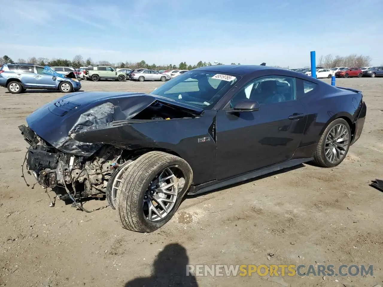 1 Photograph of a damaged car 1FA6P8CF7R5425421 FORD MUSTANG 2024