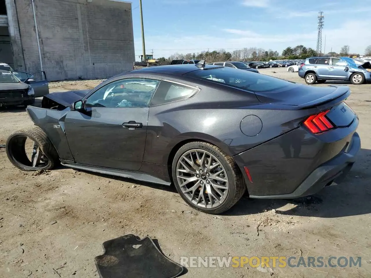 2 Photograph of a damaged car 1FA6P8CF7R5425421 FORD MUSTANG 2024