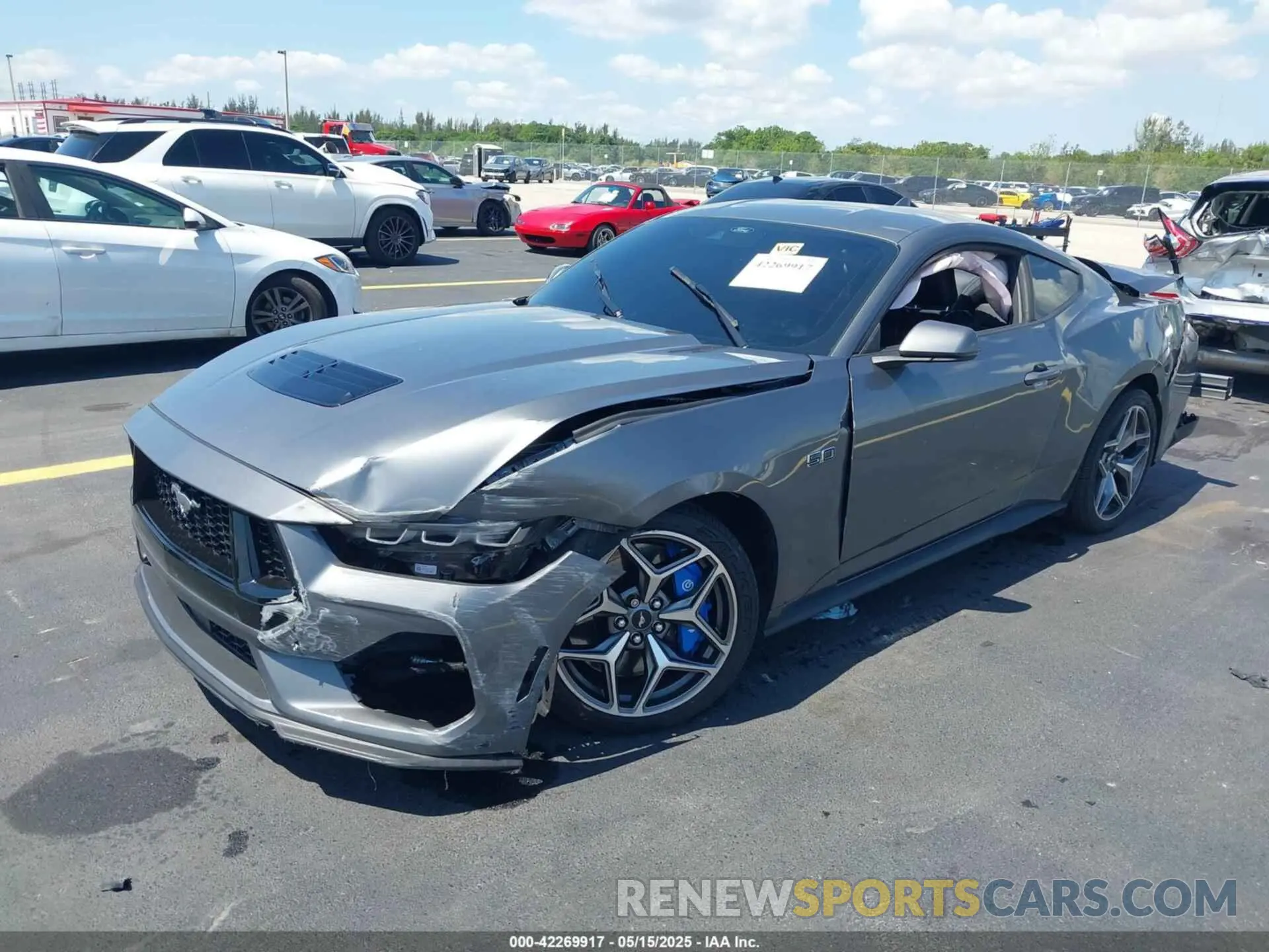 2 Photograph of a damaged car 1FA6P8CF8R5404304 FORD MUSTANG 2024