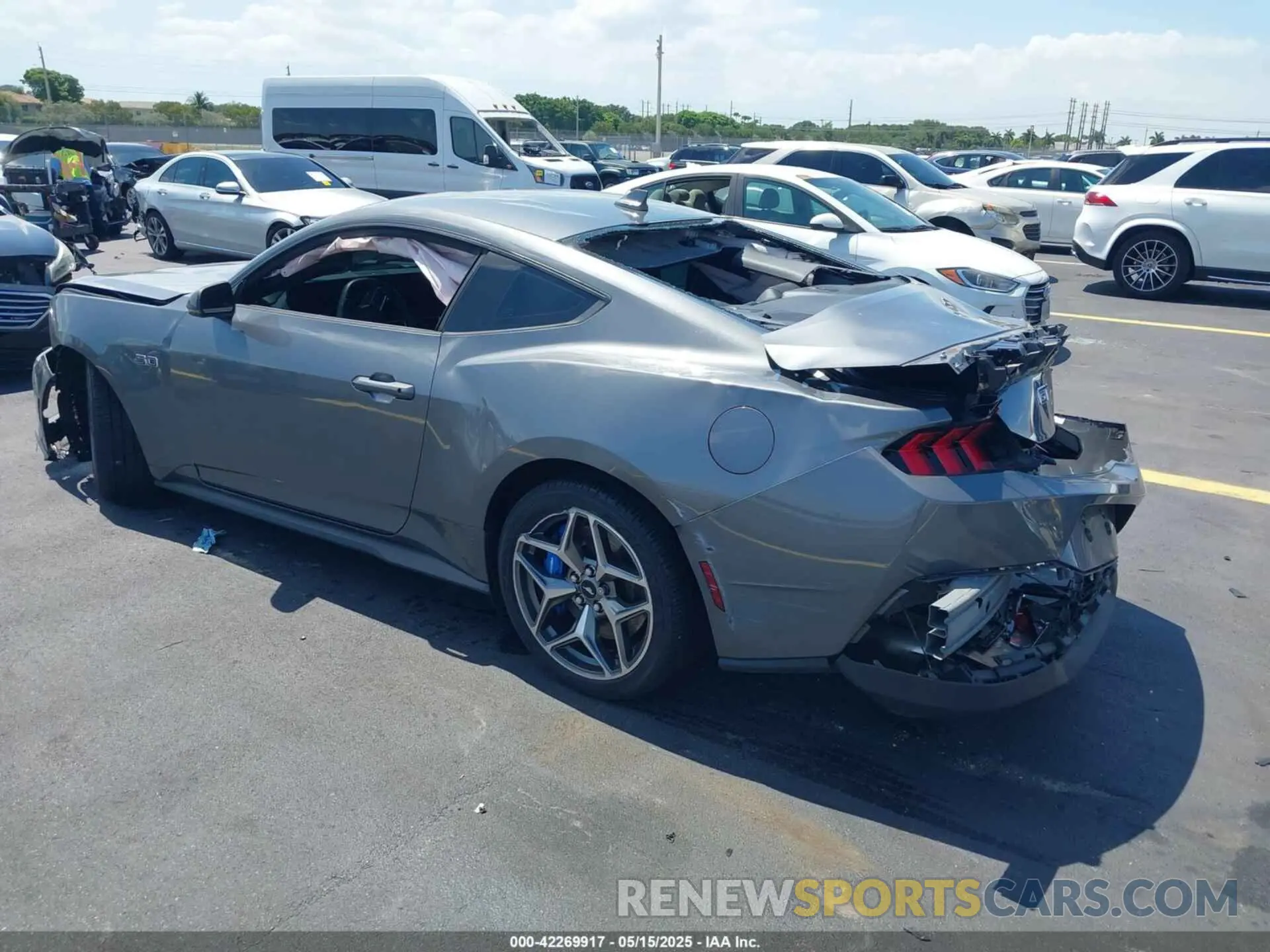 3 Photograph of a damaged car 1FA6P8CF8R5404304 FORD MUSTANG 2024