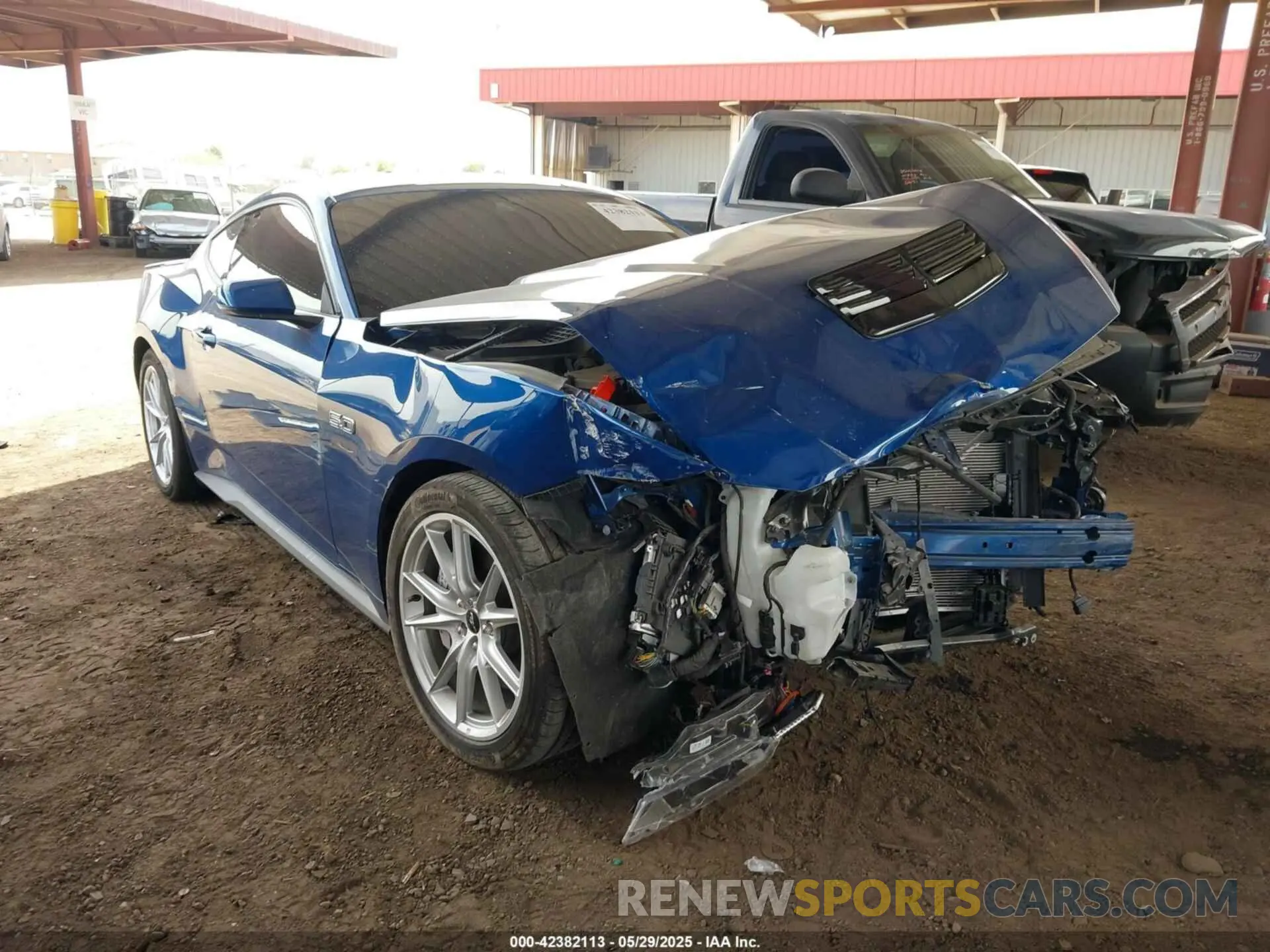 1 Photograph of a damaged car 1FA6P8CF8R5416890 FORD MUSTANG 2024