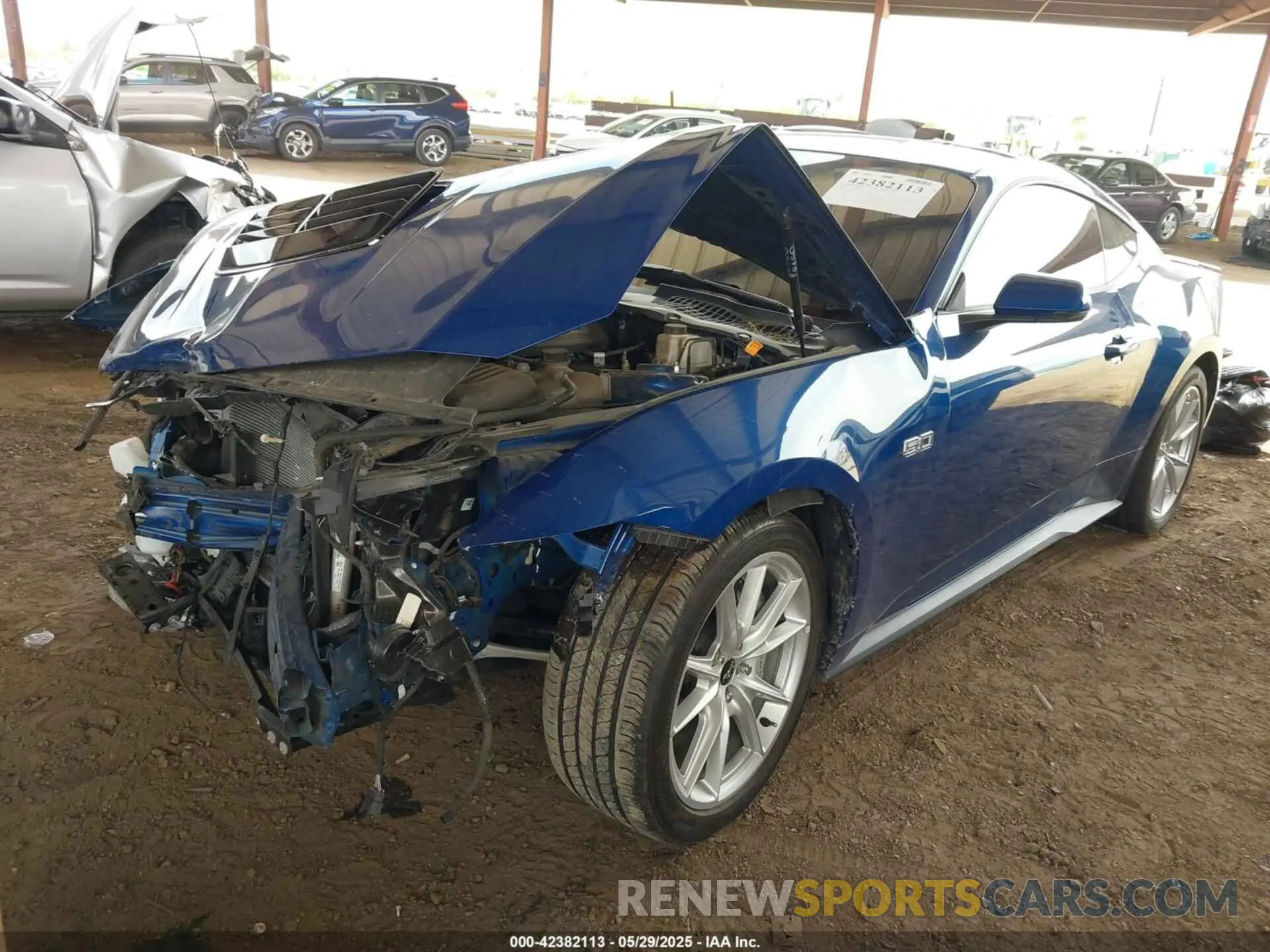 2 Photograph of a damaged car 1FA6P8CF8R5416890 FORD MUSTANG 2024