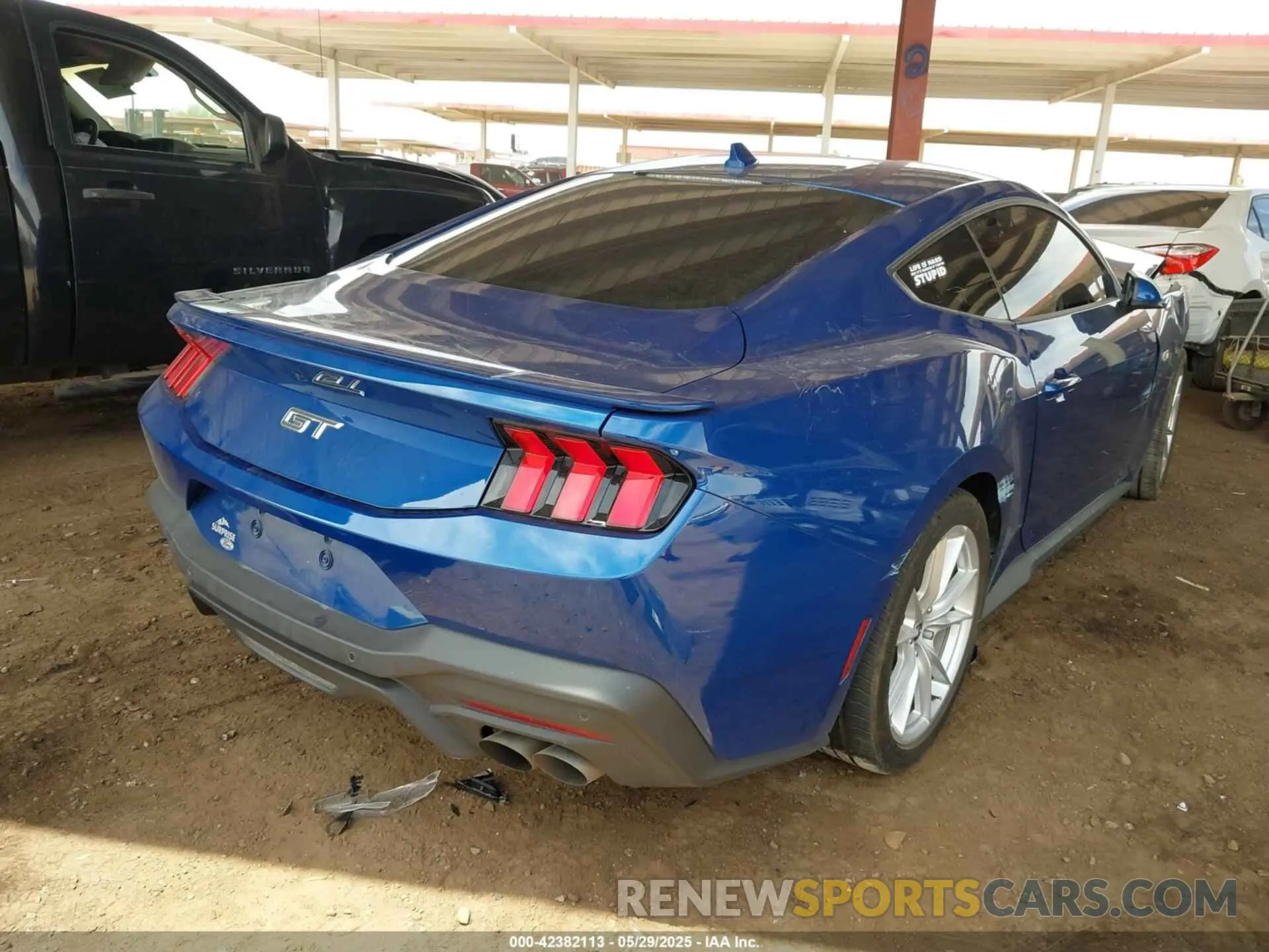 4 Photograph of a damaged car 1FA6P8CF8R5416890 FORD MUSTANG 2024
