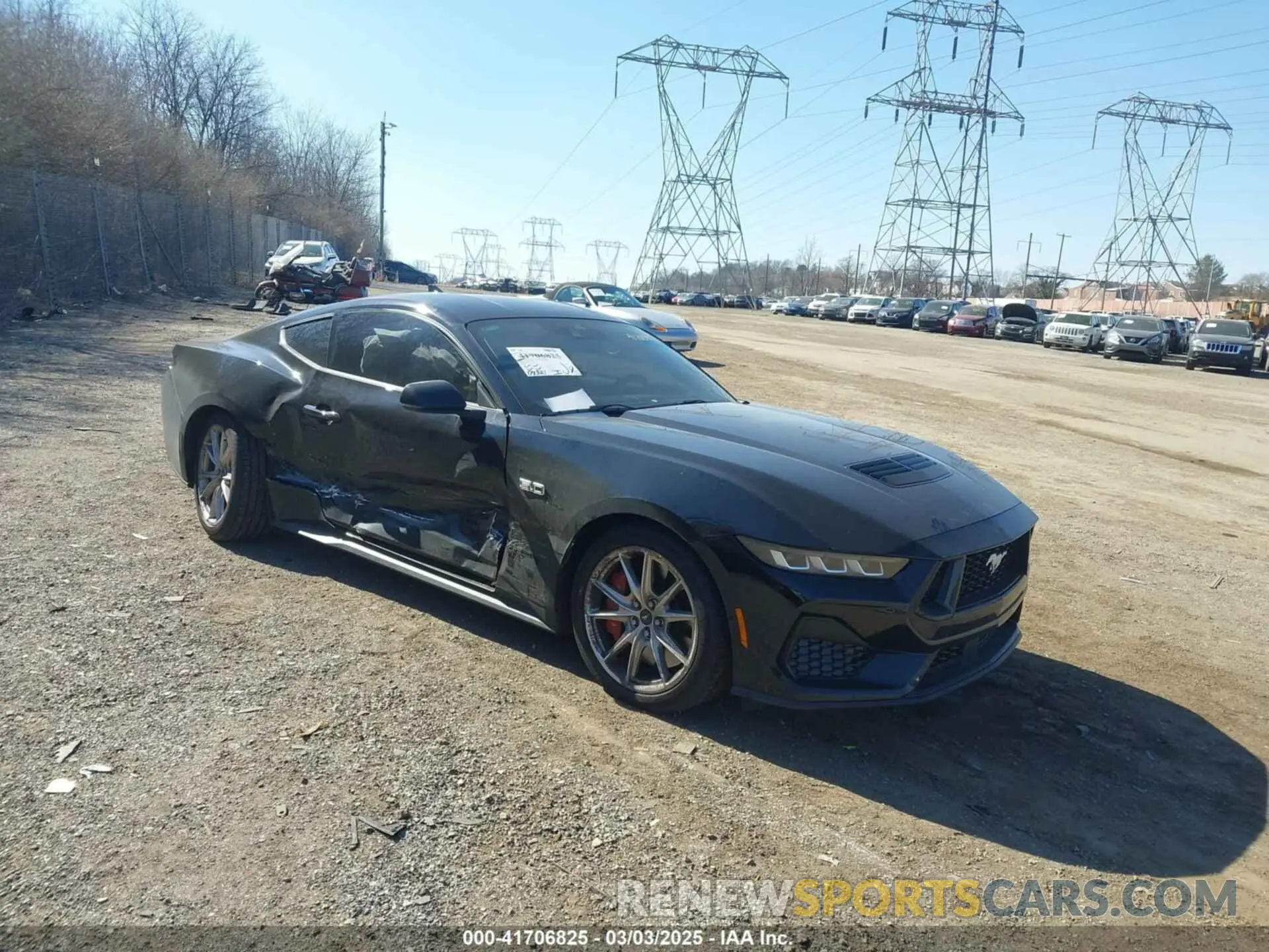 1 Photograph of a damaged car 1FA6P8CF8R5417859 FORD MUSTANG 2024