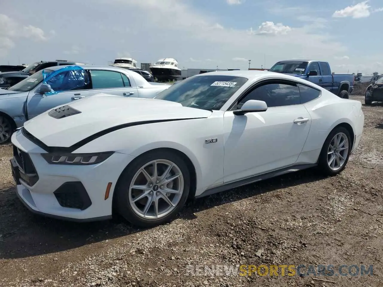 1 Photograph of a damaged car 1FA6P8CFXR5411111 FORD MUSTANG 2024