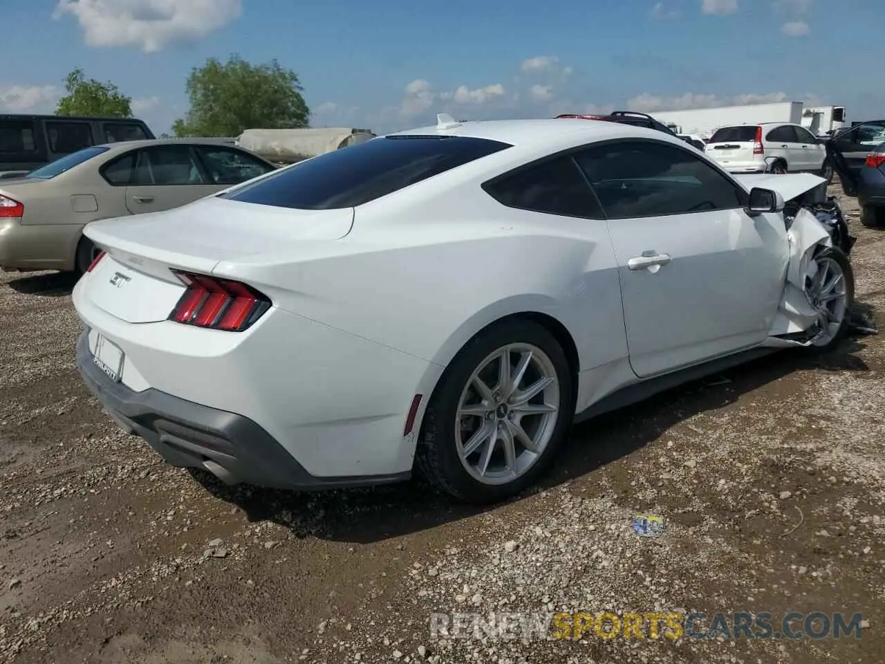 3 Photograph of a damaged car 1FA6P8CFXR5411111 FORD MUSTANG 2024