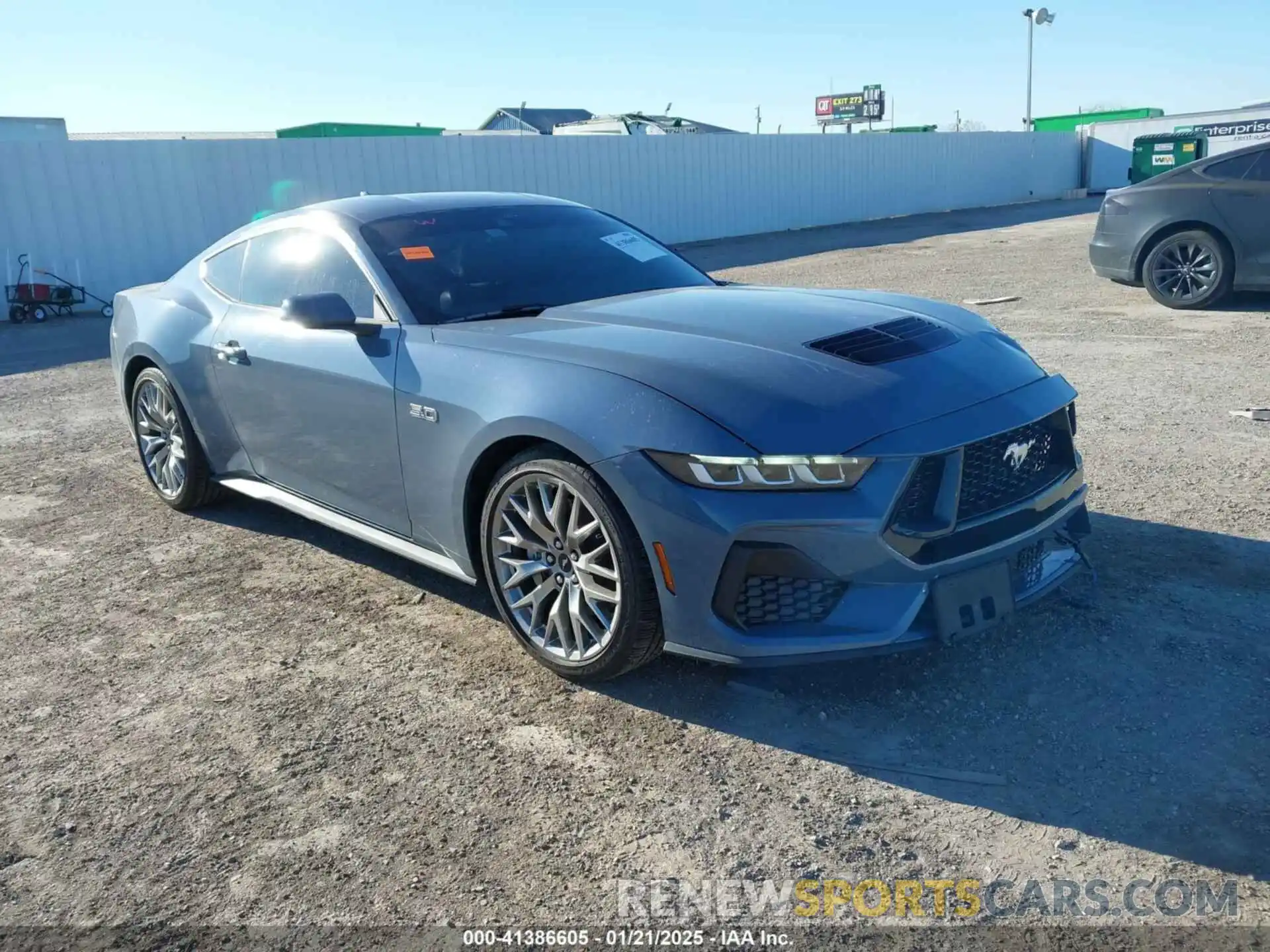 1 Photograph of a damaged car 1FA6P8CFXR5420147 FORD MUSTANG 2024