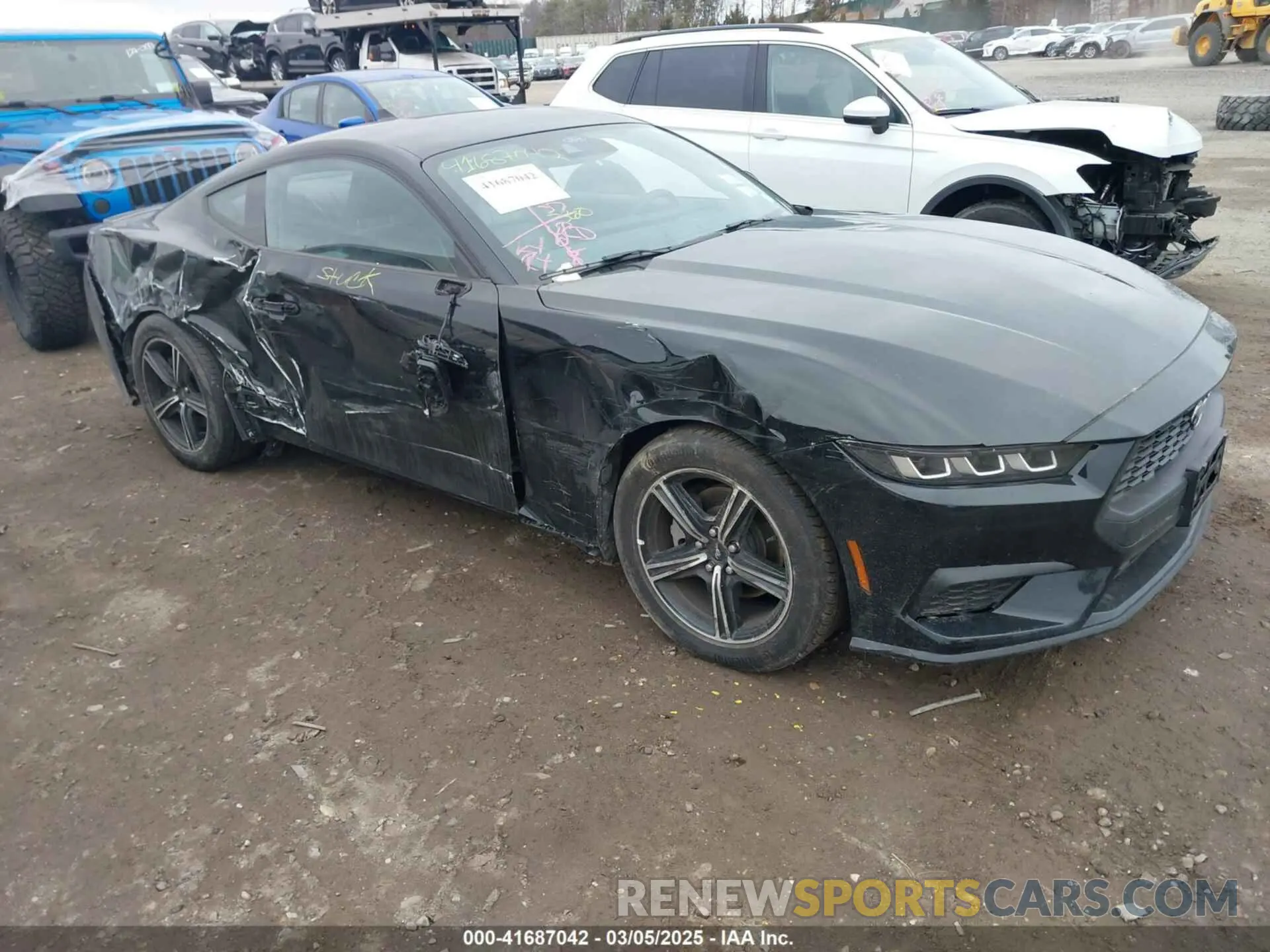 1 Photograph of a damaged car 1FA6P8TH0R5134826 FORD MUSTANG 2024