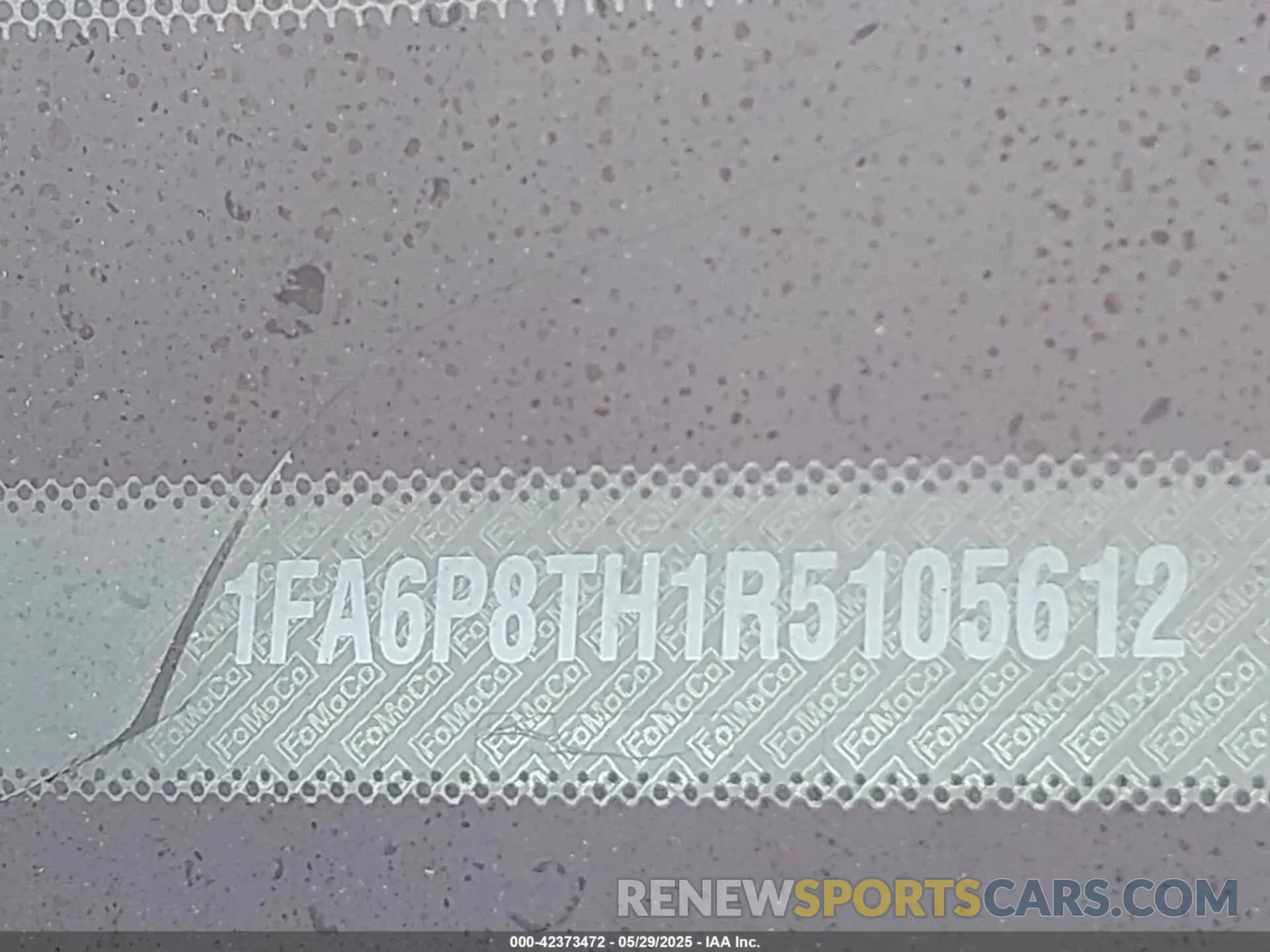 17 Photograph of a damaged car 1FA6P8TH1R5105612 FORD MUSTANG 2024