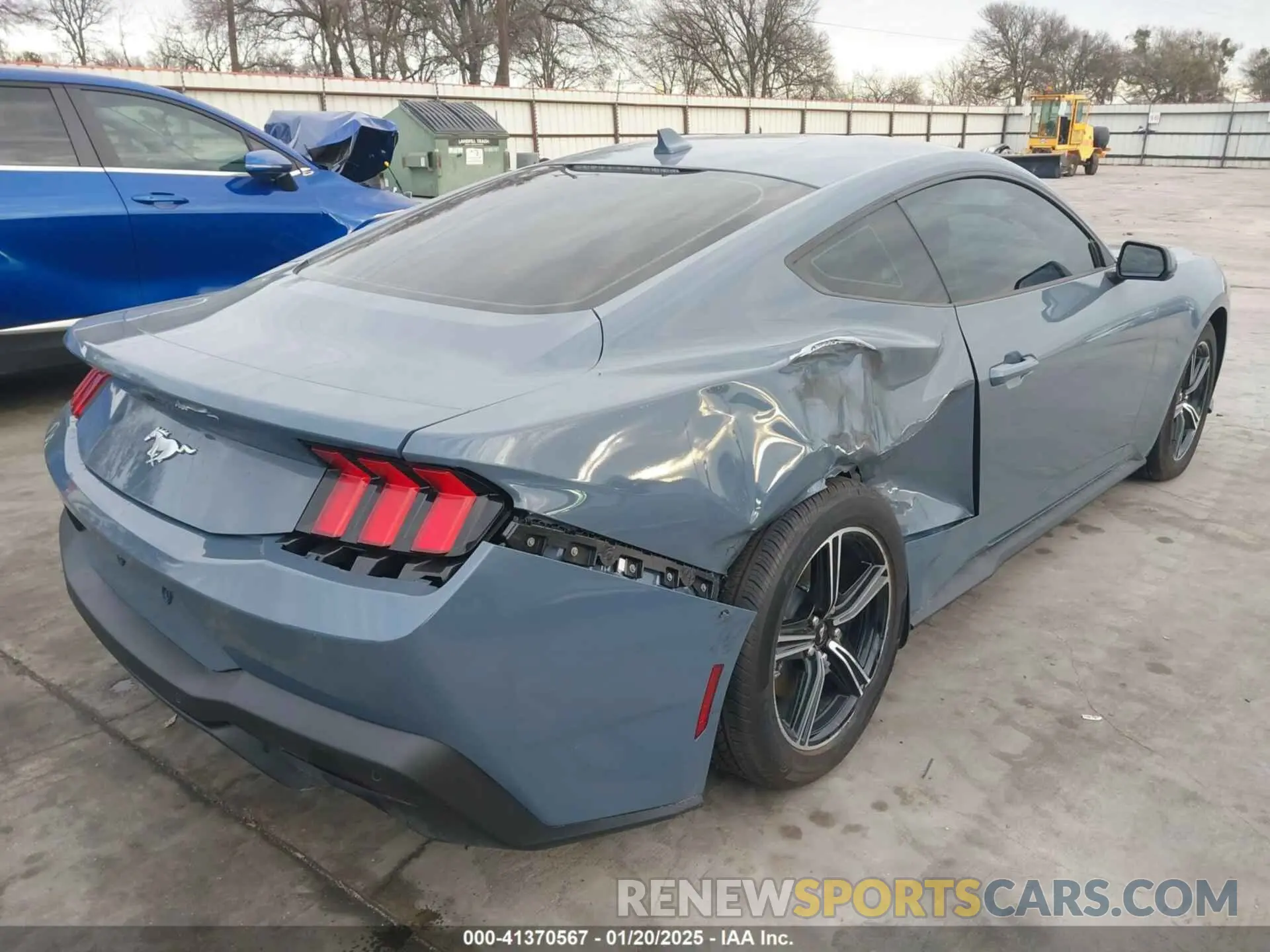 4 Photograph of a damaged car 1FA6P8TH2R5146587 FORD MUSTANG 2024